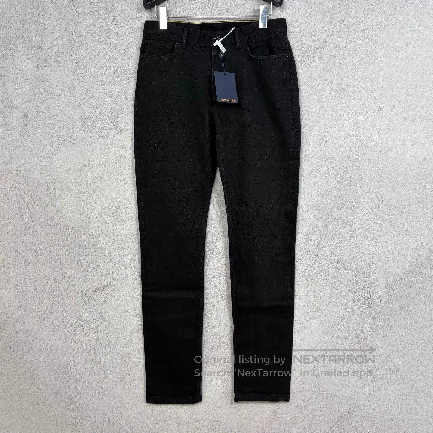 Louis Vuitton Black Denim Pants. Size US 32 / EU 48 - 1 Thumbnail