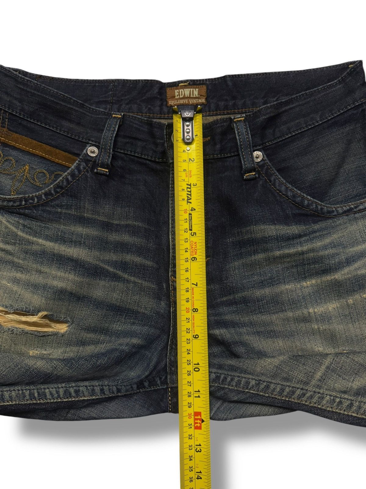 Edwin EDWIN 00s EVS403 Exclusive Vintage Japan Made Denim Jeans 33 Size US 33 - 17 Thumbnail