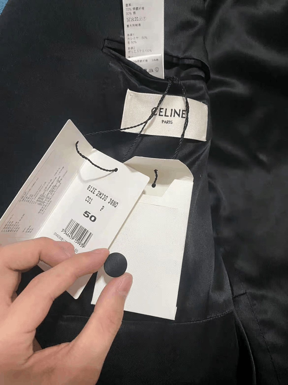 Celine Sz 50 Celine 19AW Runway Cashmere Trench Coat Size US M / EU 48-50 / 2 - 4 Thumbnail