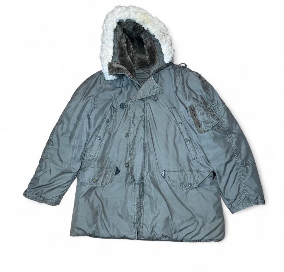 Vintage 1970's N-3B military cold weather parka