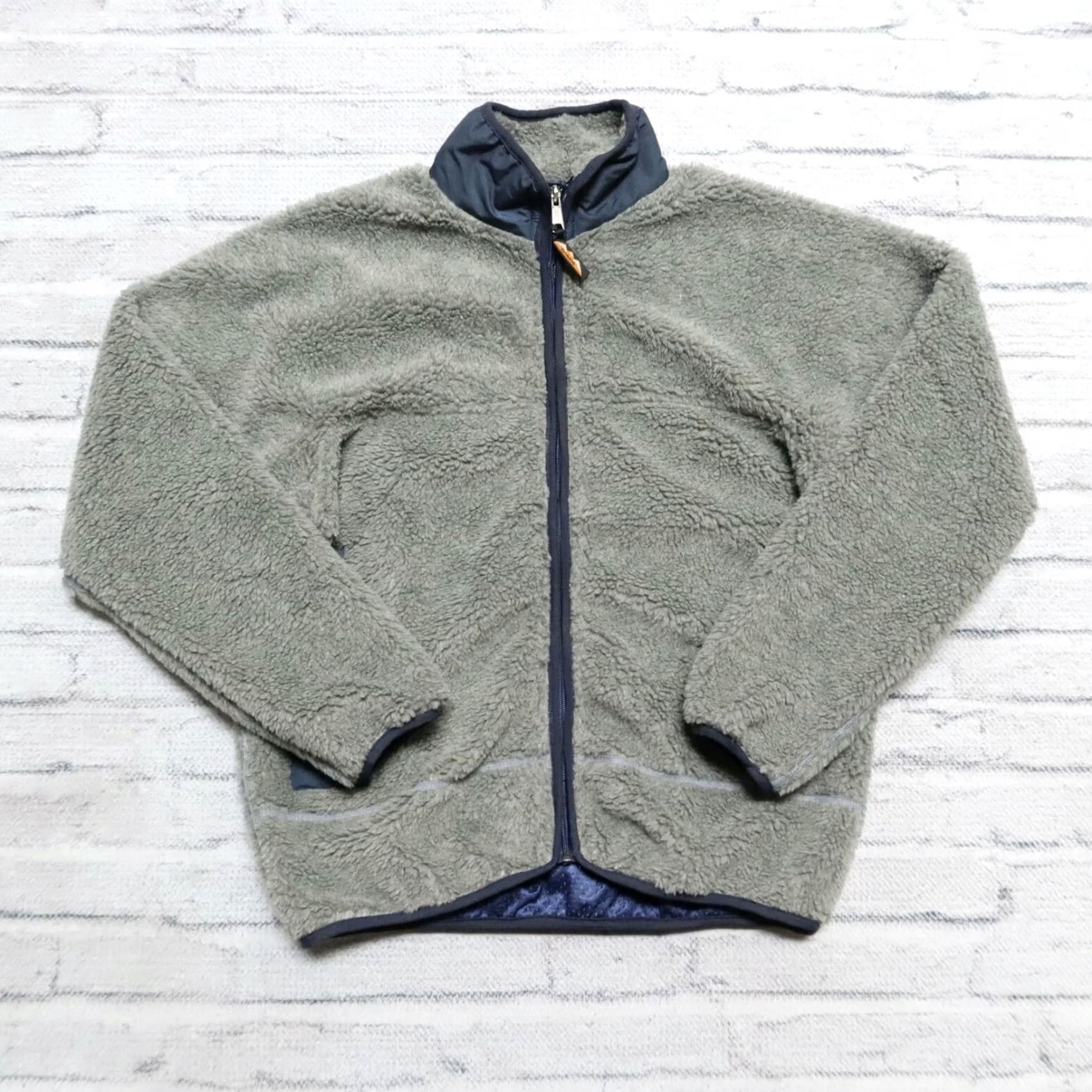 Vintage Camco Outdoors Pile Fleece Jacket M Grey Men Size M Jacket Size US M / EU 48-50 / 2 - 2 Thumbnail