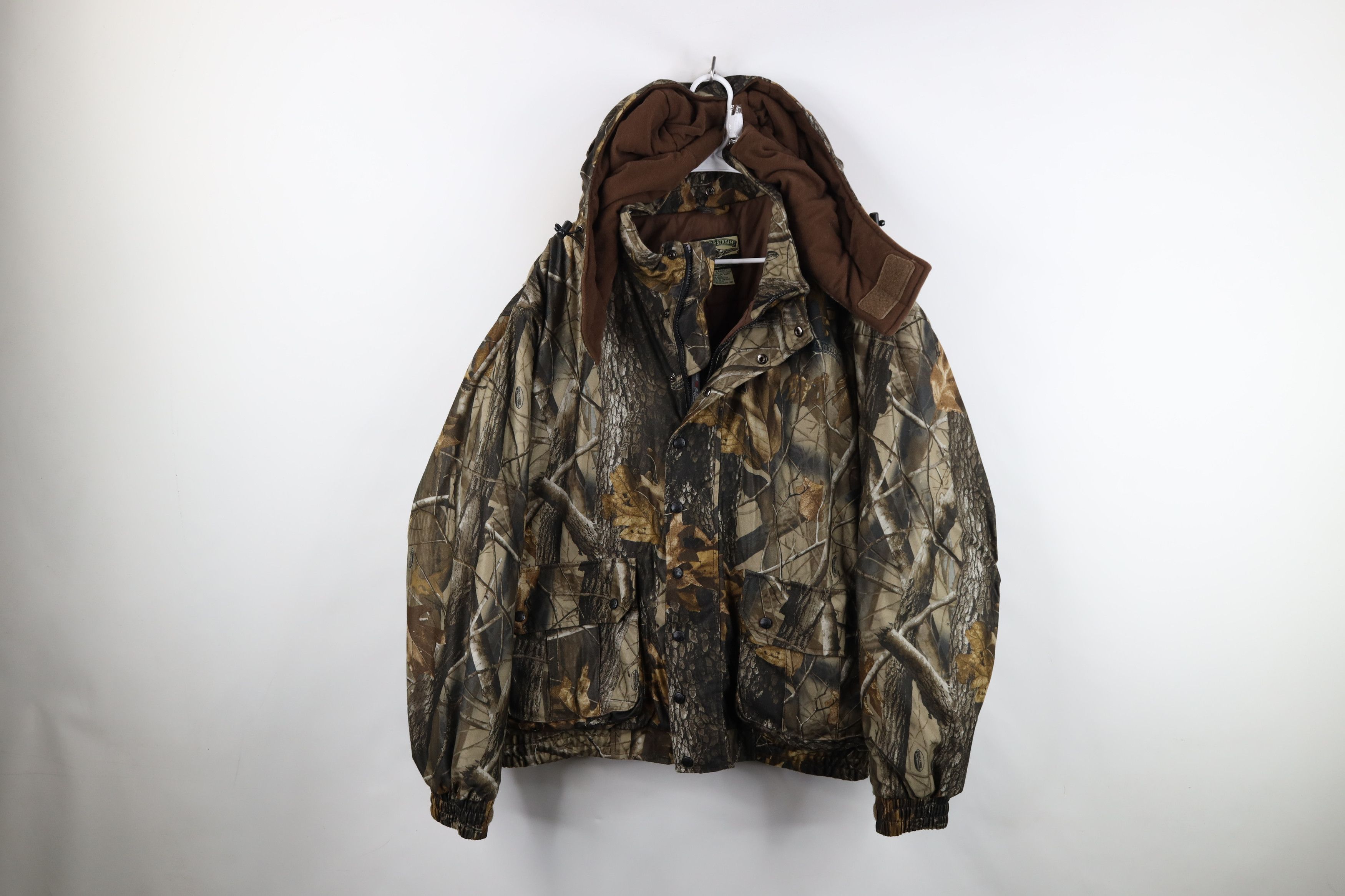 Vintage Vintage Streetwear Cloth Realtree Camouflage Hooded Jacket Size US XXL / EU 58 / 5 - 1 Thumbnail