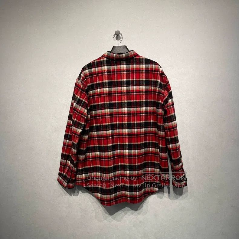 Balenciaga Balenciaga size 39 Red Plaid Long Sleeve Shirt Cotton Jack Size US S / EU 44-46 / 1 - 2 Thumbnail