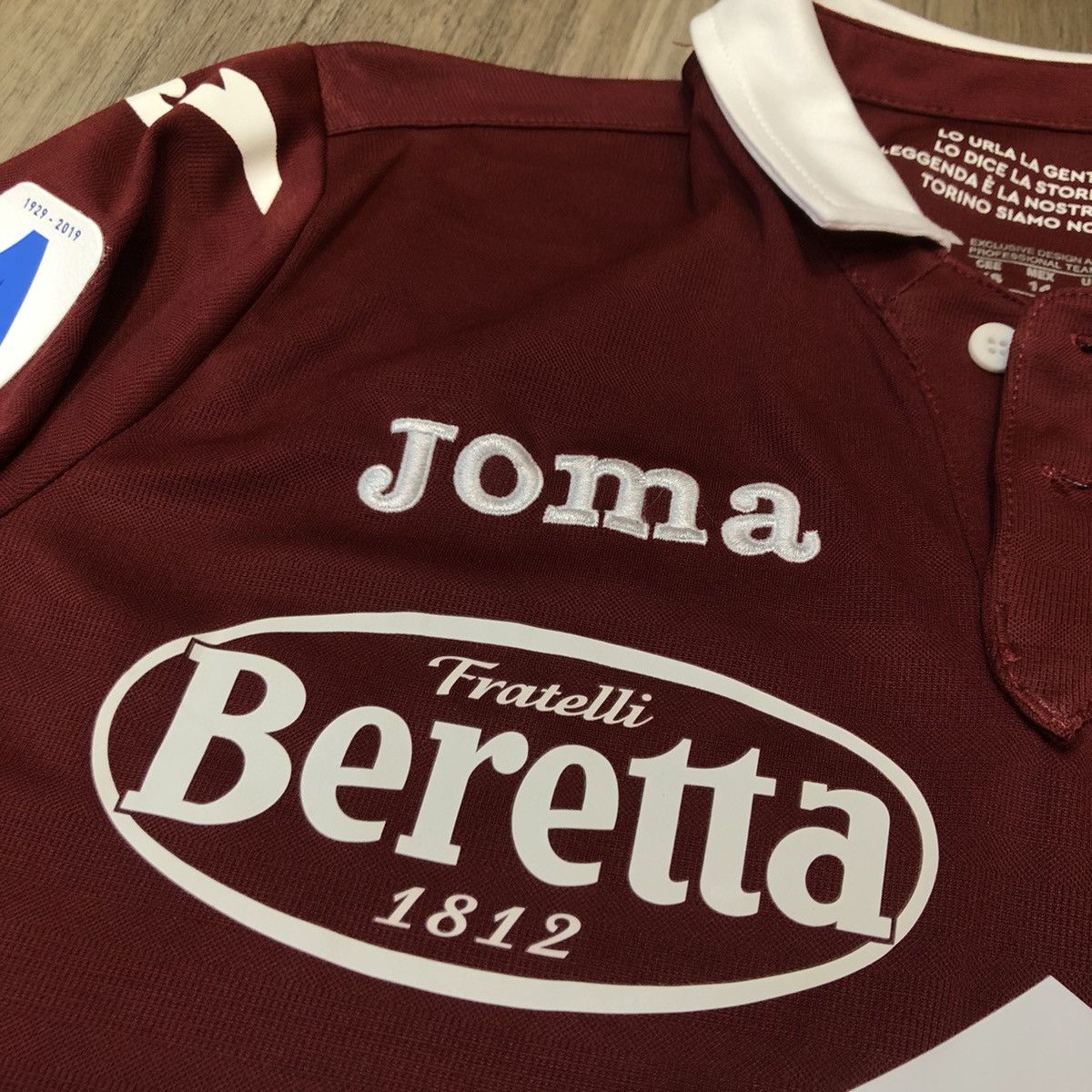 Joma Torino 19/20 home shirt #9 Belotti Size US XS / EU 42 / 0 - 5 Thumbnail