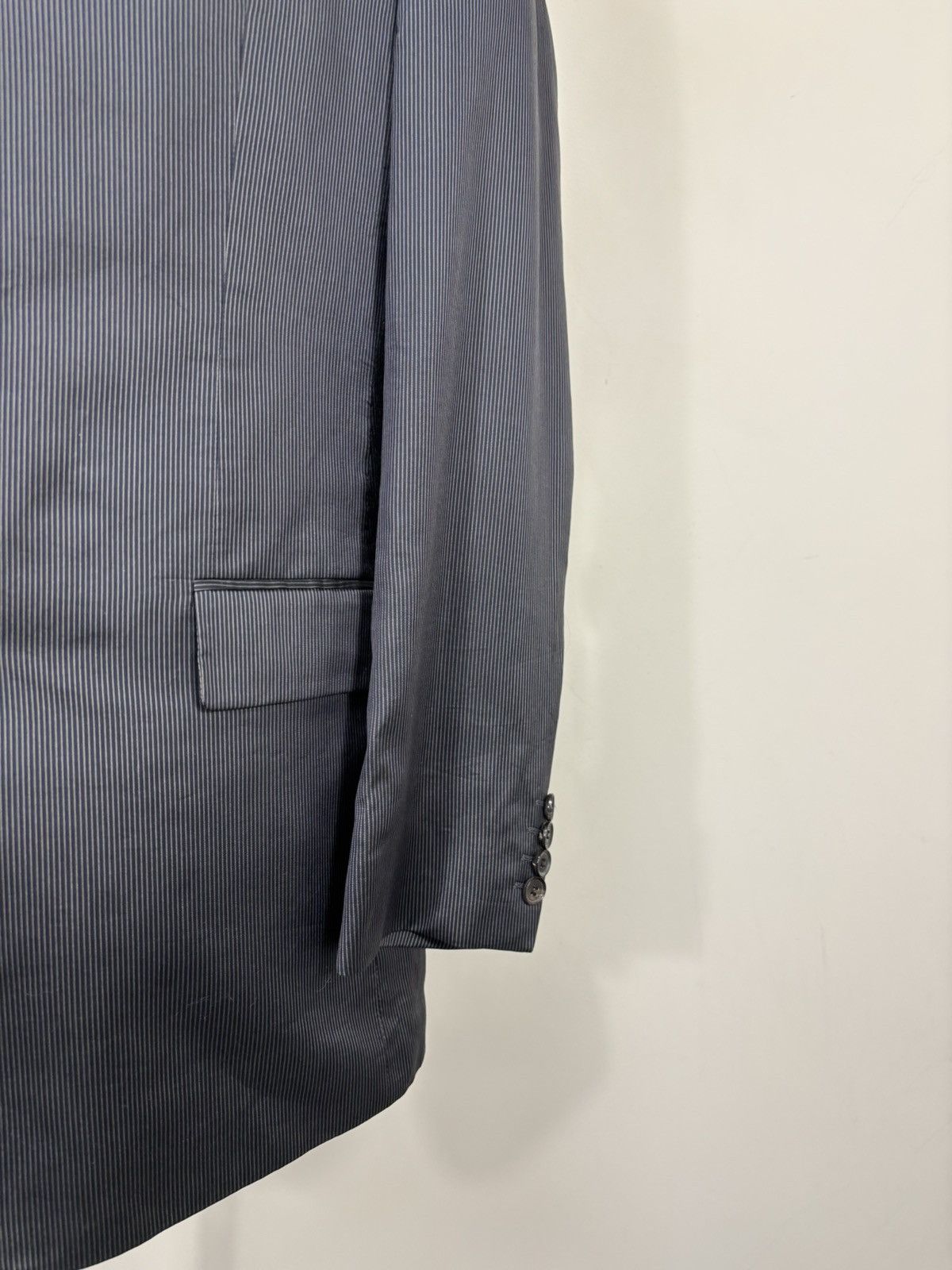 Hugo Boss Hugo Boss Rossellini/Movie Men’s 2-Piece Gray Silk Suit Size 40R - 5 Thumbnail