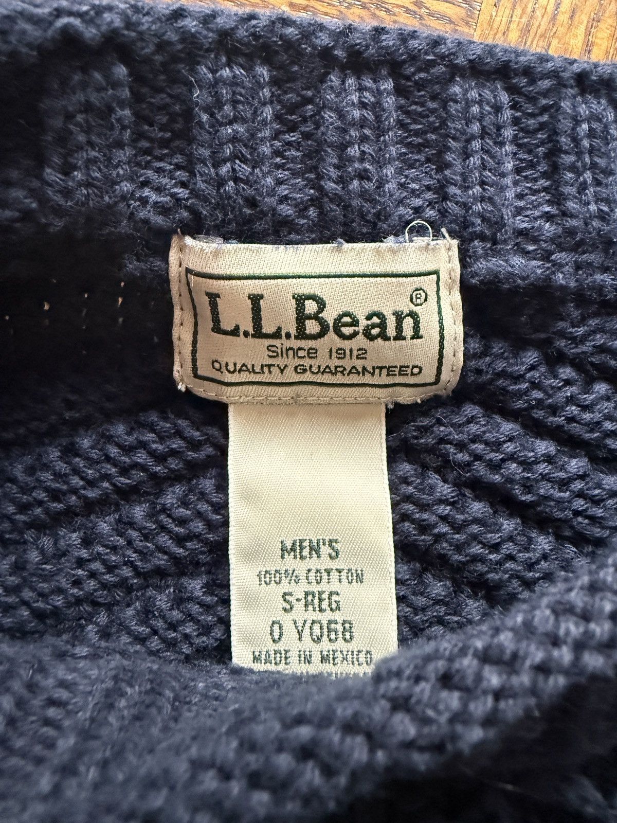 L.L. Bean Vintage L.L. Bean Chunky Knit Textured Sweater Size US S / EU 44-46 / 1 - 2 Thumbnail