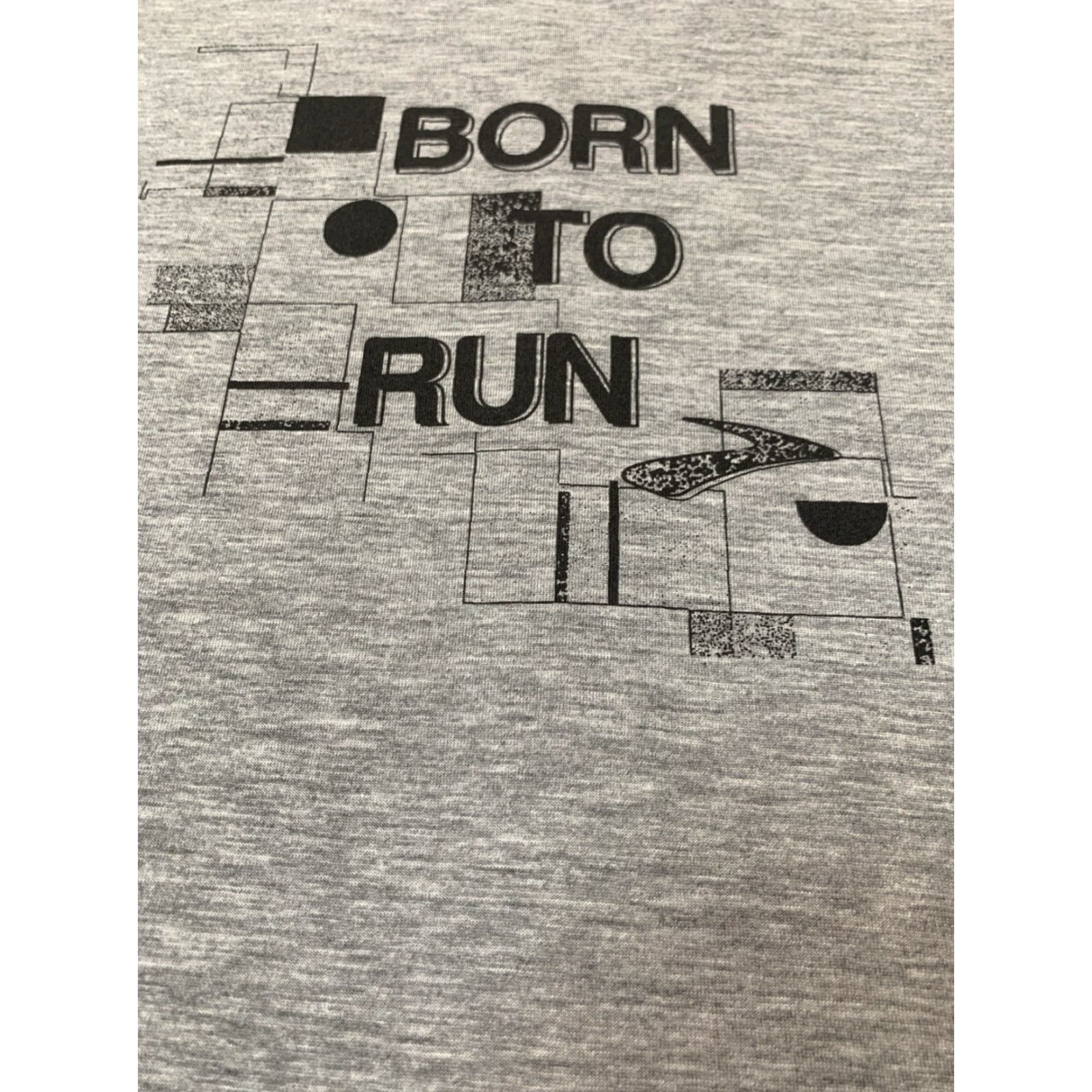 Brooks BROOKS Short Sleeve Born To Run T-Shirt Women's XL Gray Athletic Activewear Sports Size XL / US 12-14 / IT 48-50 - 3 Thumbnail