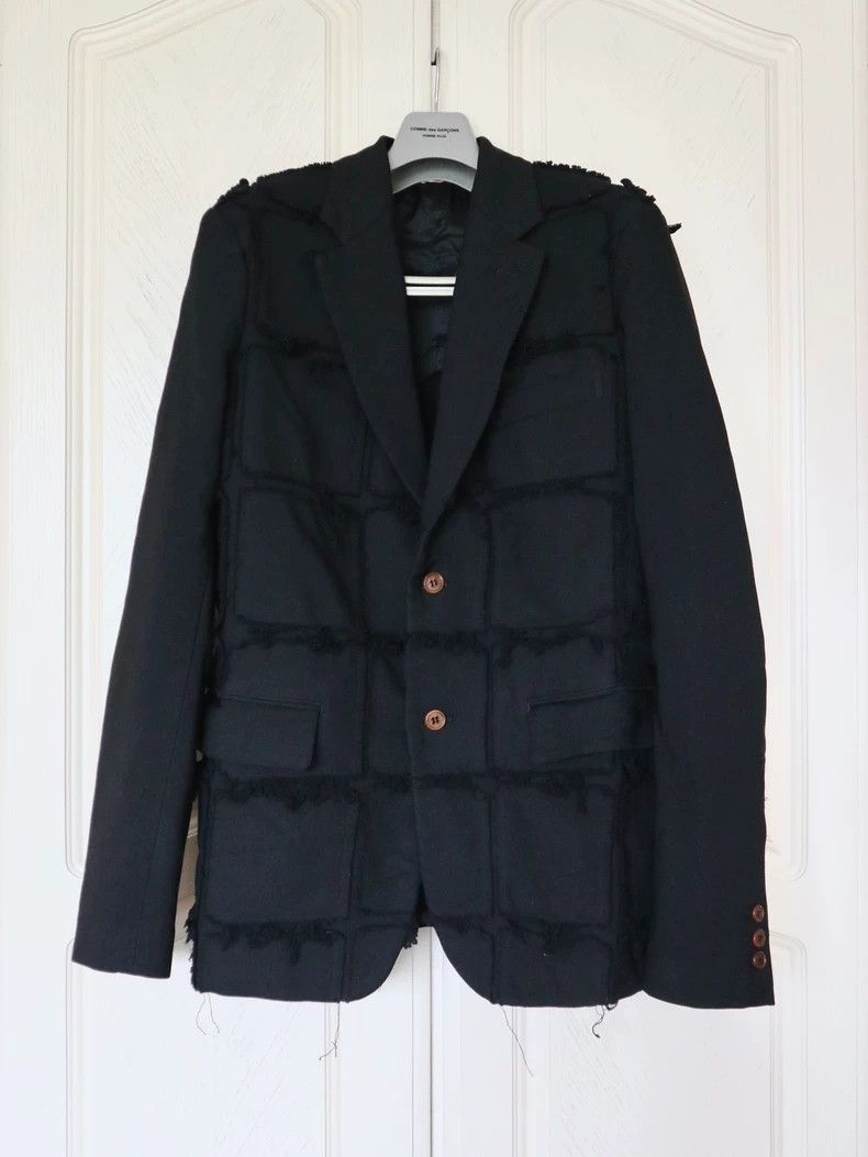Comme des Garcons Comme Des Garcons Black polyester checkered suit 2502-Nex Size US M / EU 48-50 / 2 - 5 Thumbnail