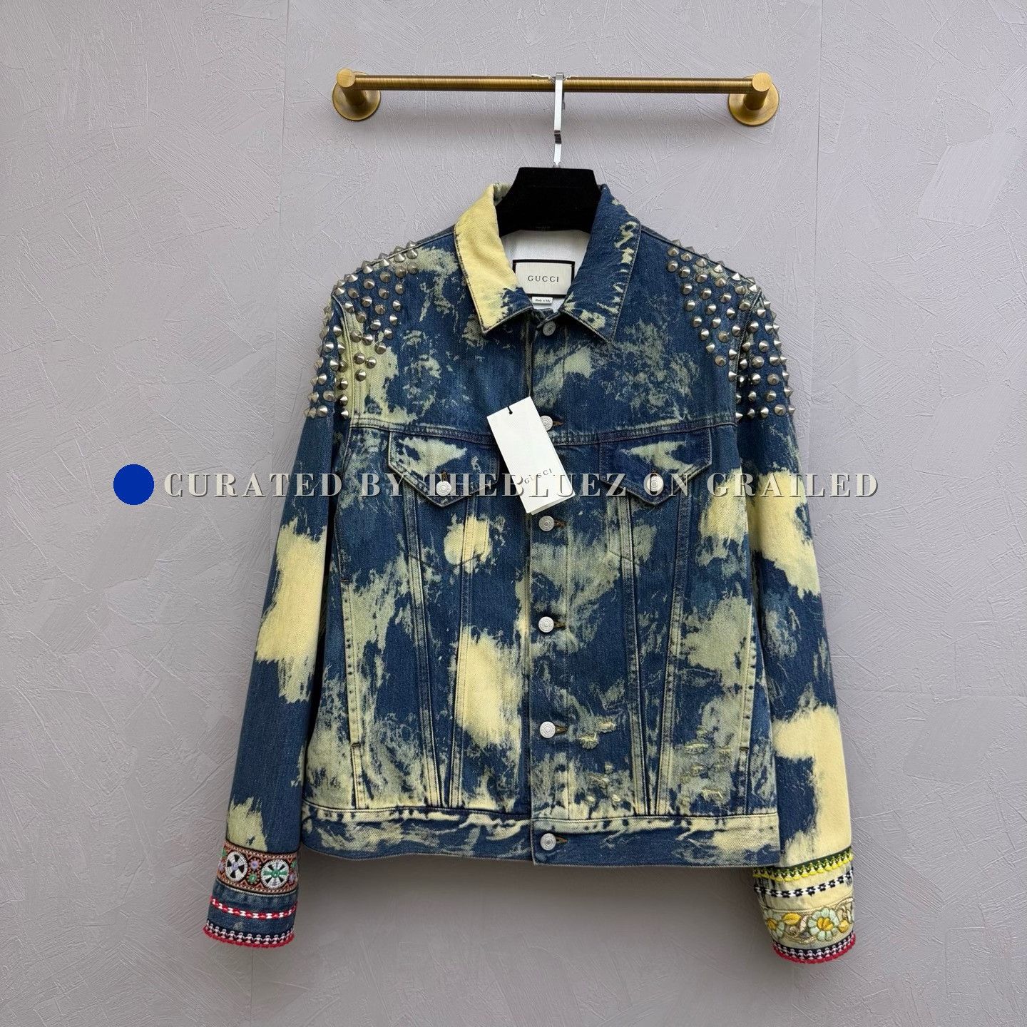 Gucci Gucci Tiger Embroidery Rivet Denim Jacket Size US M / EU 48-50 / 2 - 1 Thumbnail