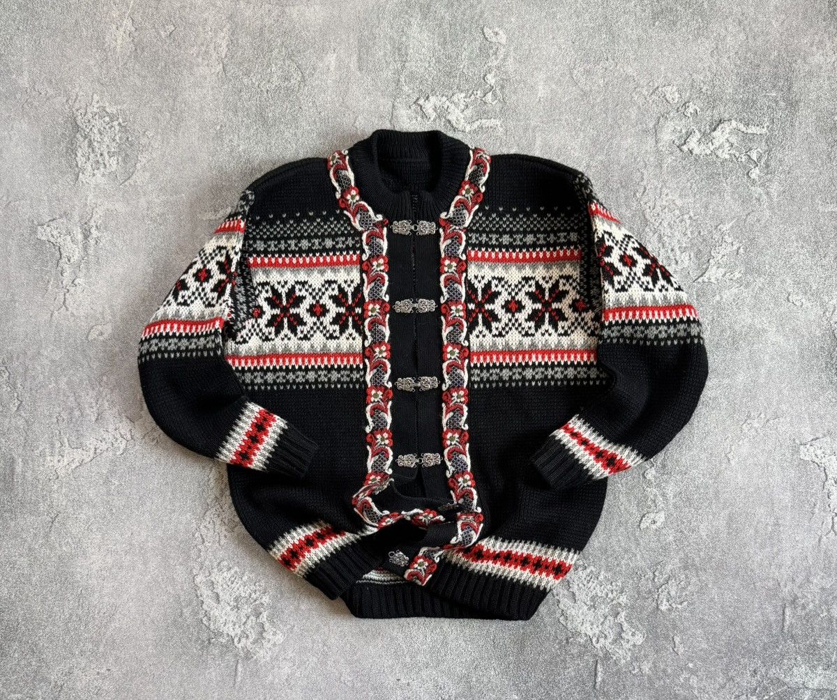 Dale Of Norway × Moods of Norway A.S Evebofoss button up Norway 🇳🇴 cardigan sweater knitwear Size US L / EU 52-54 / 3 - 1 Thumbnail