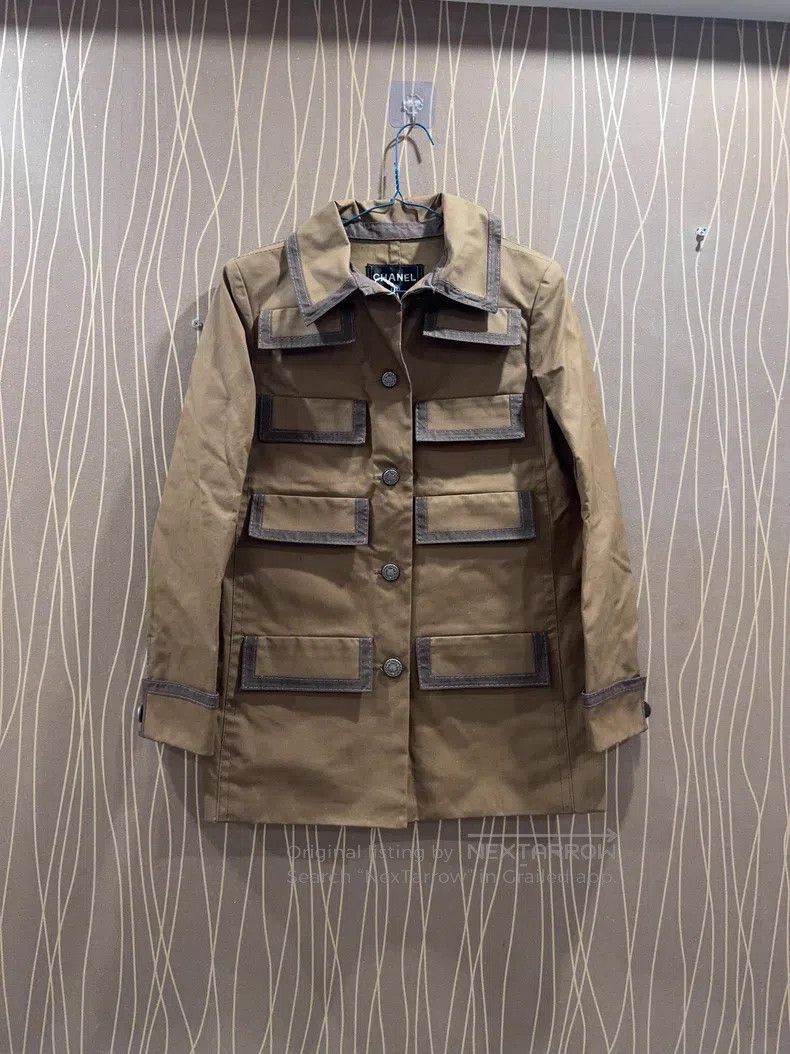 Chanel Station series multi-pocket jacket