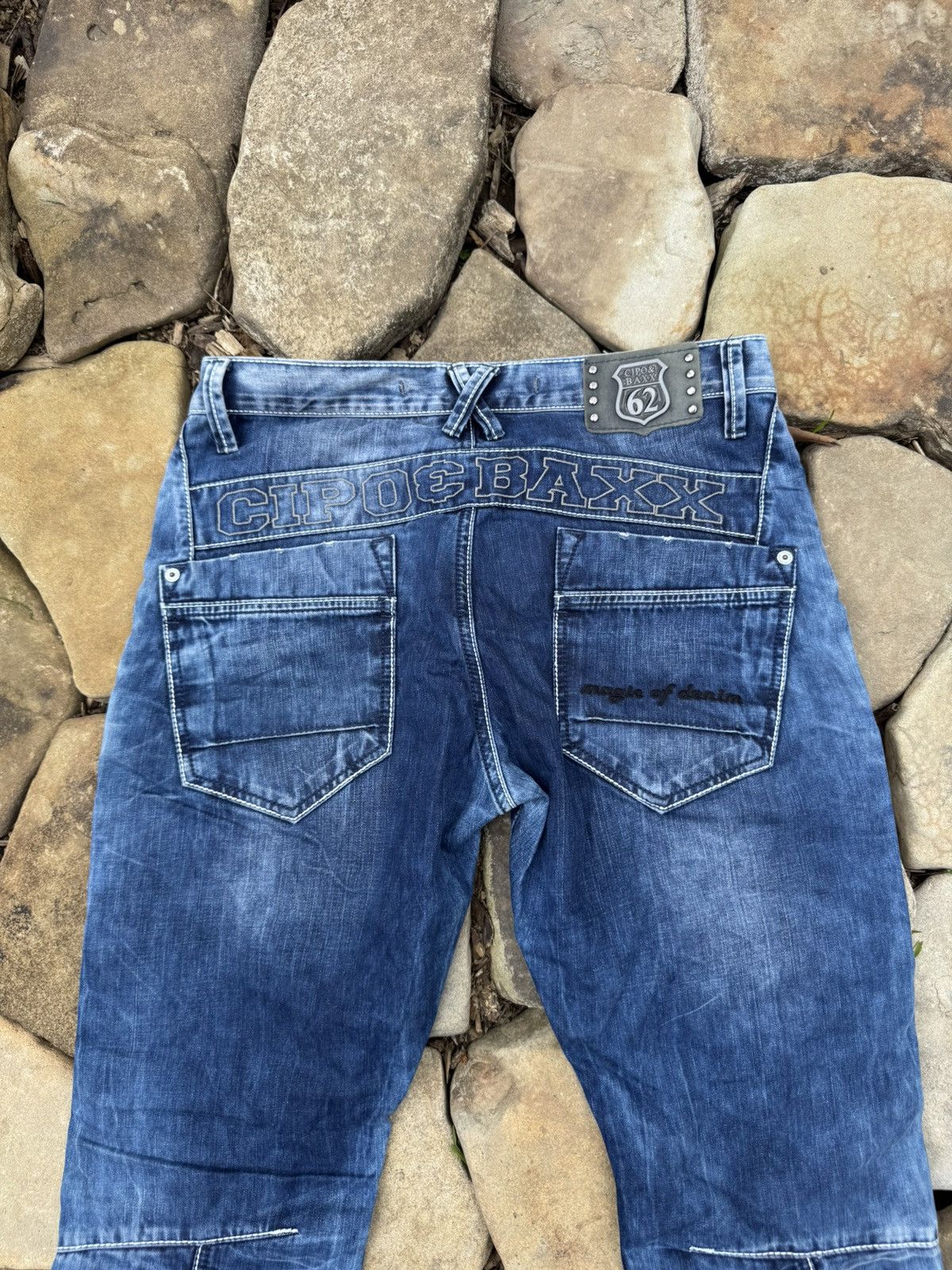 Vintage Vintage Cipo Bax Distressed Patchwork Y2k Rap Pants Size US 34 / EU 50 - 12 Thumbnail
