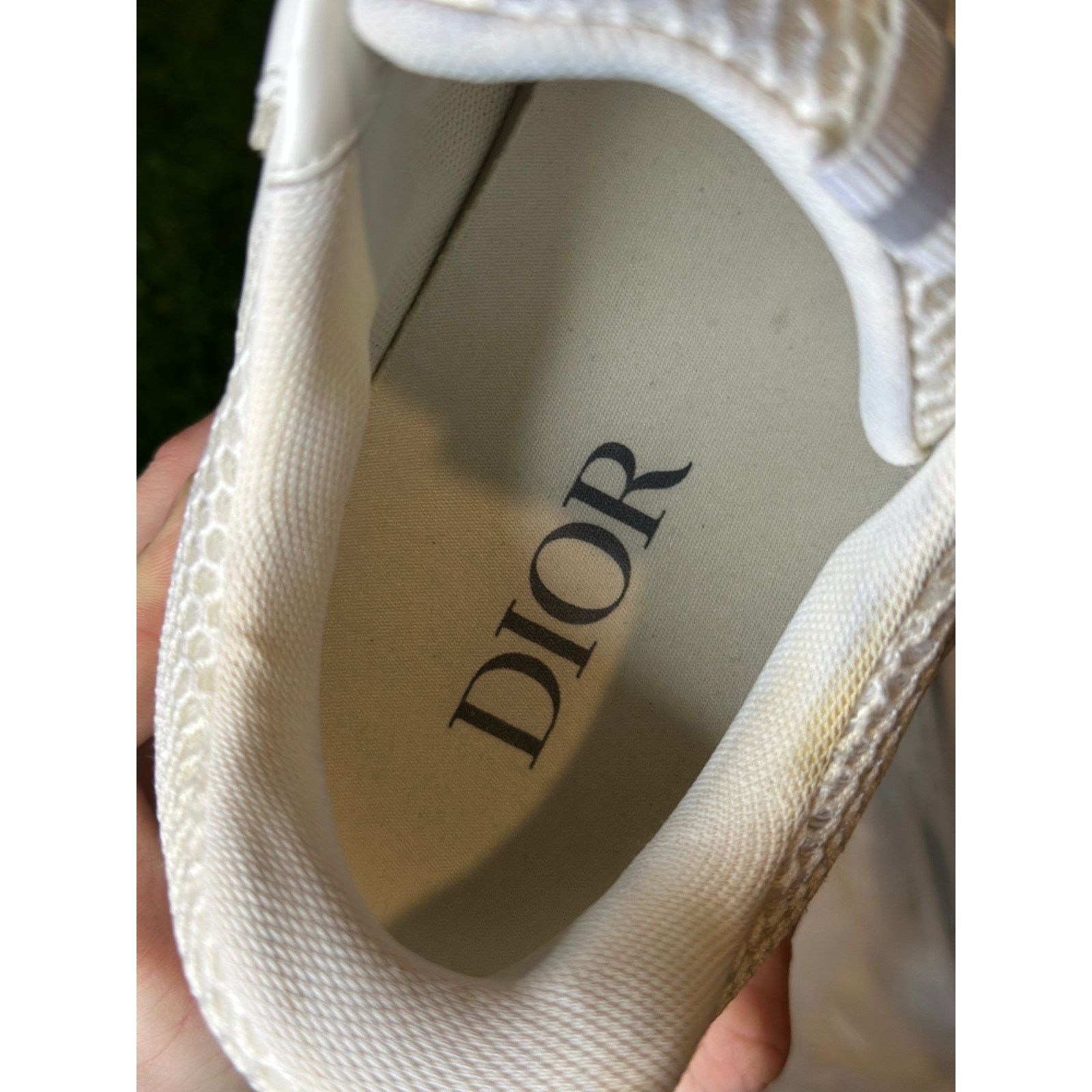 Dior Size 12 - Dior B22 White Sneakers Size US 12 / EU 45 - 7 Thumbnail