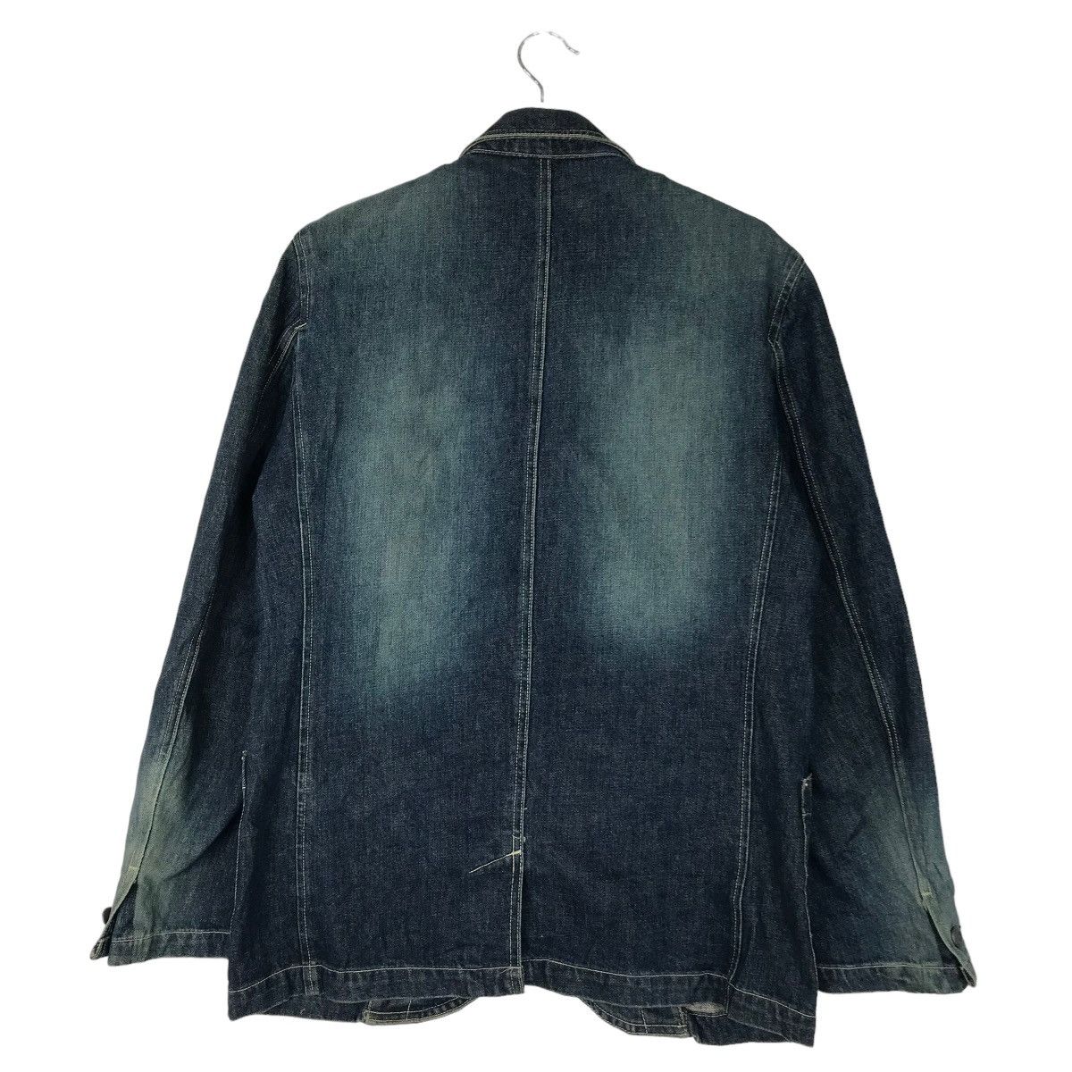 Comme Ca Ism 💥 COMME CA DU MODE MEN DYED INDIGO CHORE JACKET Size US M / EU 48-50 / 2 - 8 Thumbnail