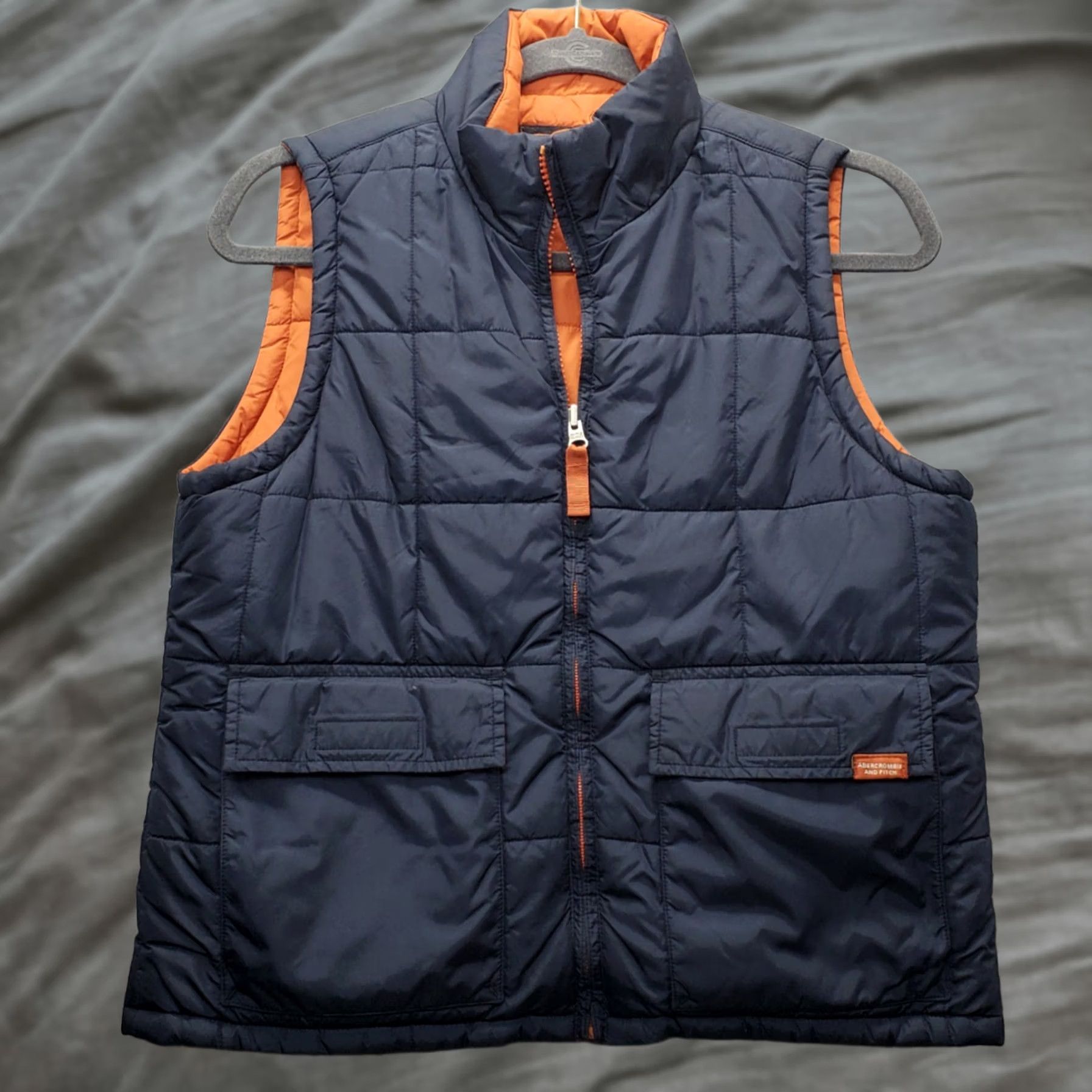 Abercrombie & Fitch Abercrombie & Fitch Quilted Puffer Vest Mens M Multi Reversible Zip Up Shirt Mens from Abercrombie & Fitch Size US M / EU 48-50 / 2 - 1 Thumbnail
