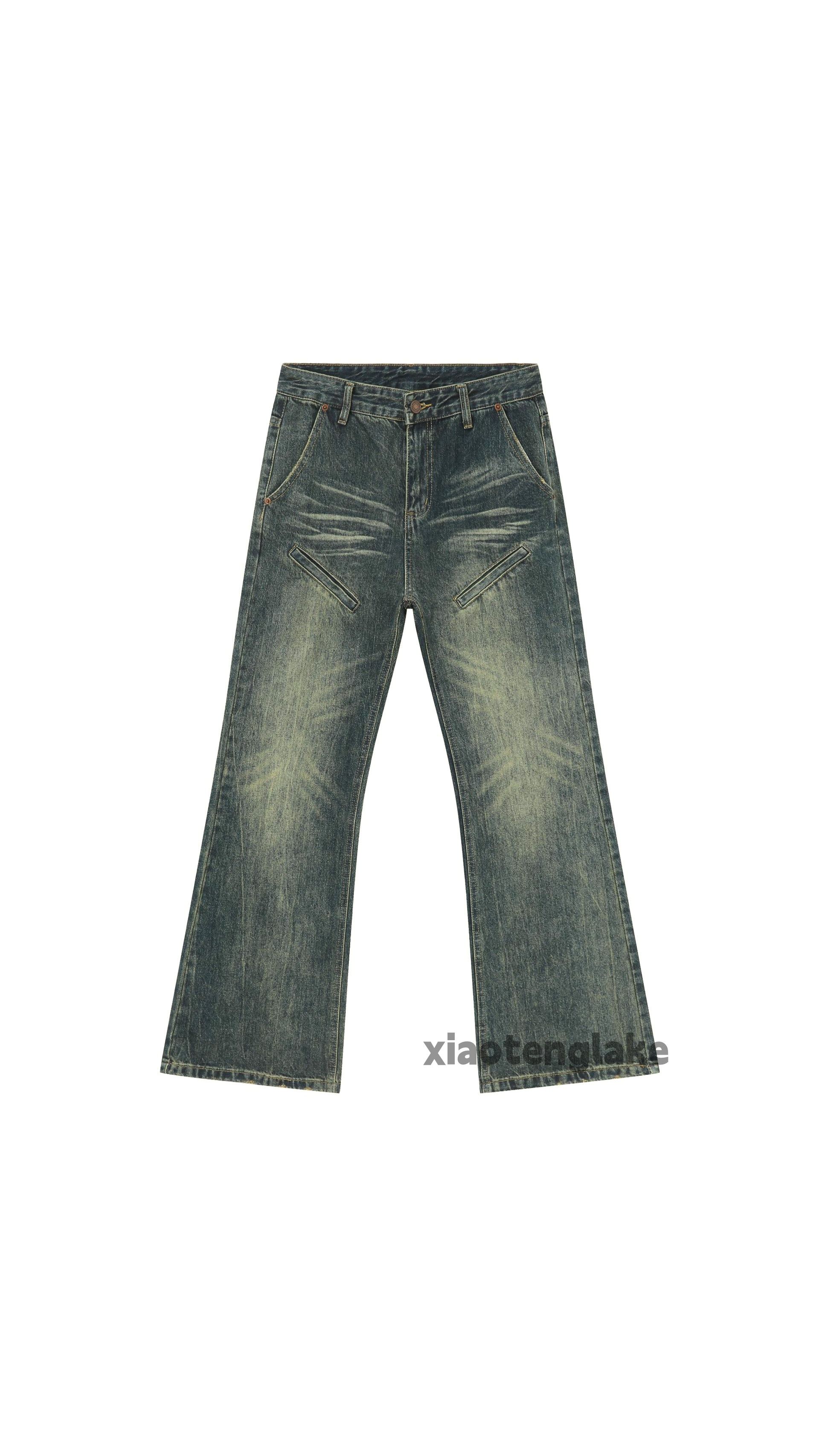 Jean × Vintage washed faded cleanfit yuppie bootcut grunge jeans Size US 28 / EU 44 - 5 Thumbnail