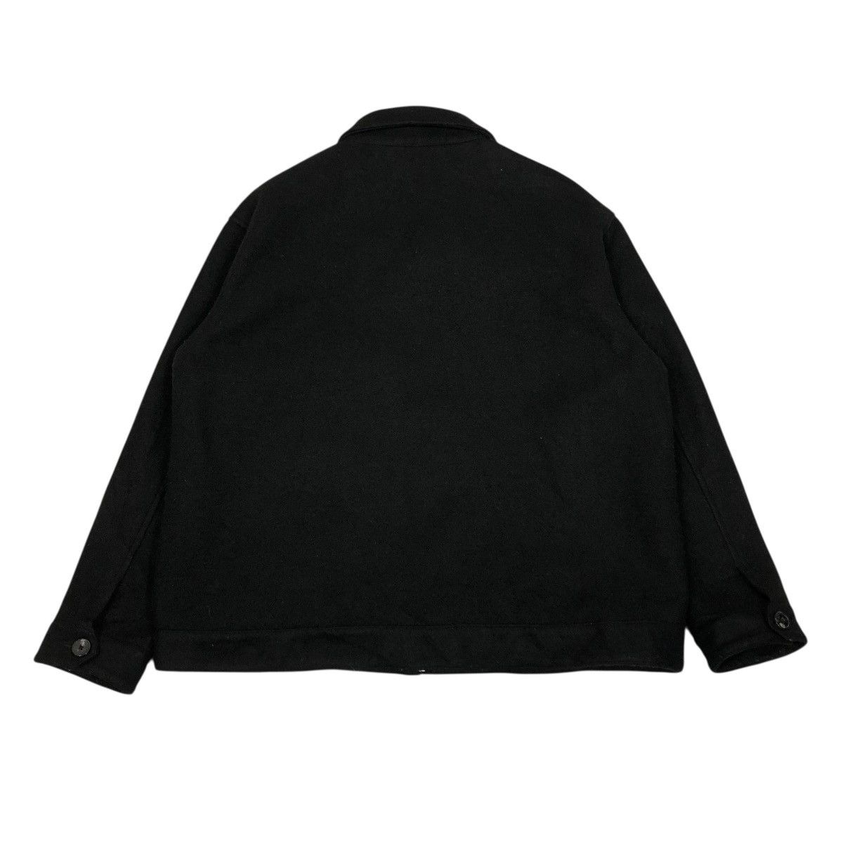 Japanese Brand 🔥VINTAGE WOOL BIKER JACKET BACK NUMBER ISSEY MIYAKE Size US XL / EU 56 / 4 - 2 Thumbnail