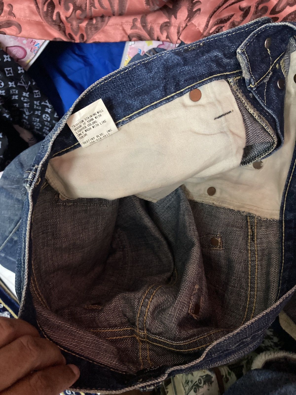 Japanese Brand US BOARDER KIXX SELVEDGE JAPAN JEAN Size US 35 - 7 Thumbnail