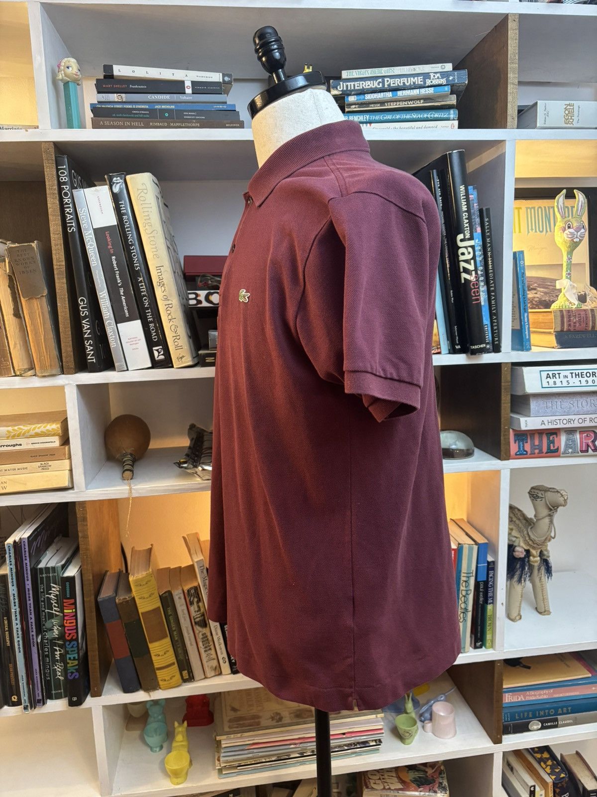 Lacoste Lacoste Burgundy Polo Size US M / EU 48-50 / 2 - 3 Thumbnail