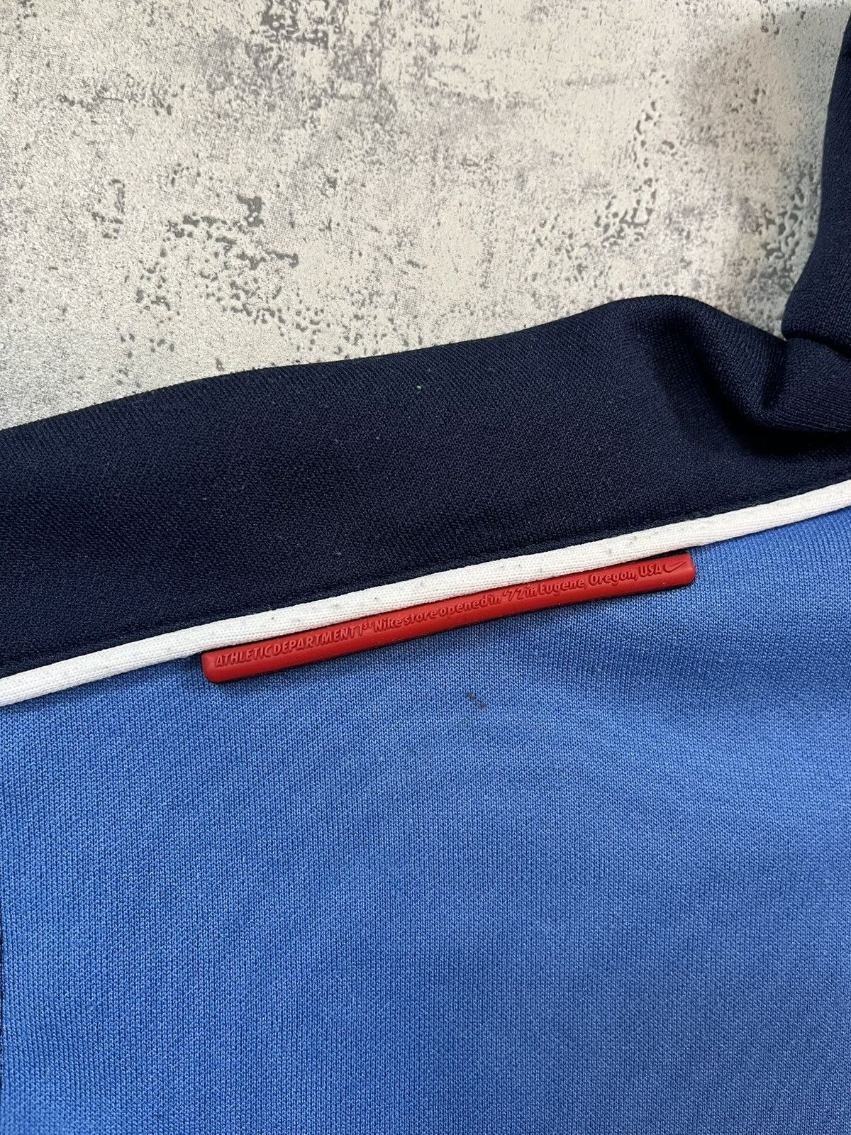 Nike × Vintage 90s Nike Retro Logo Vintage Y2K Oversized Track Jacket Size US L / EU 52-54 / 3 - 7 Thumbnail