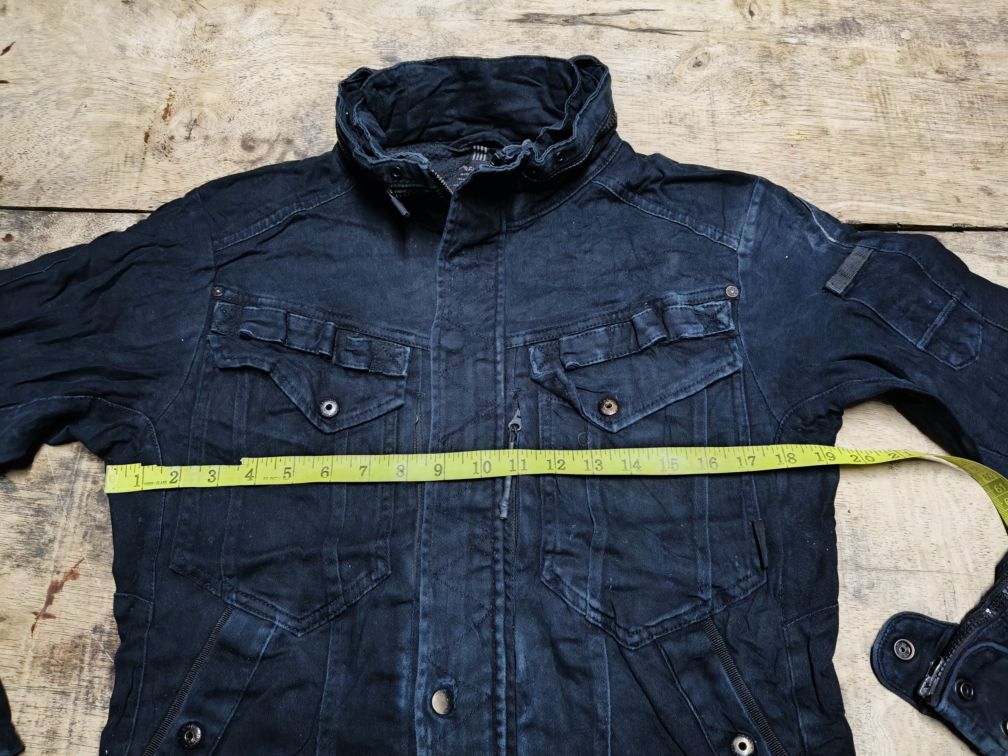 Japanese Brand Fieldcore Denim Stretch Jacket Size US L / EU 52-54 / 3 - 16 Thumbnail
