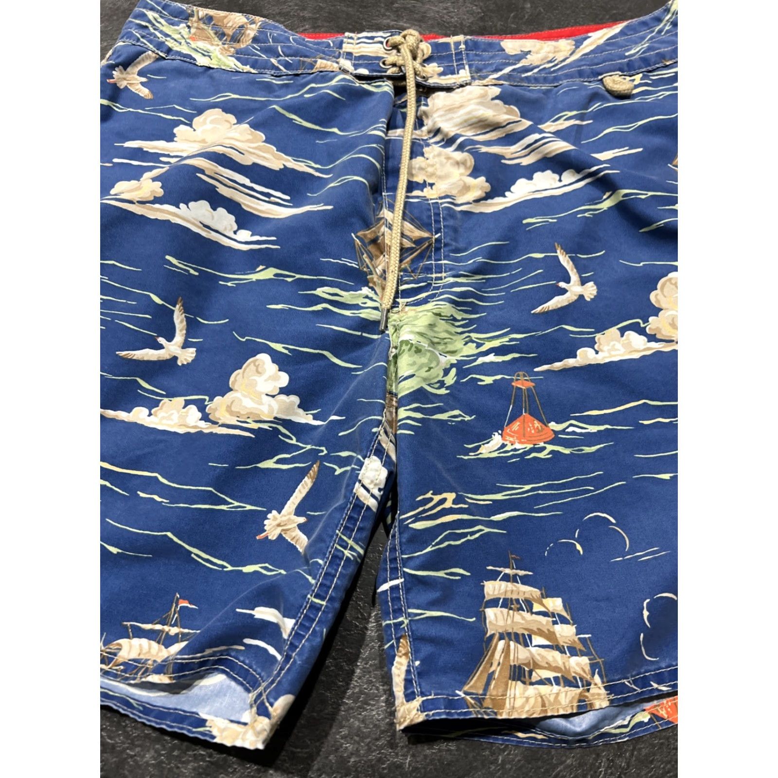 Polo Ralph Lauren Polo Ralph Lauren Swim Shorts Mens Trunks 36 Ships at Sea Multicolor Size US M / EU 48-50 / 2 - 3 Thumbnail