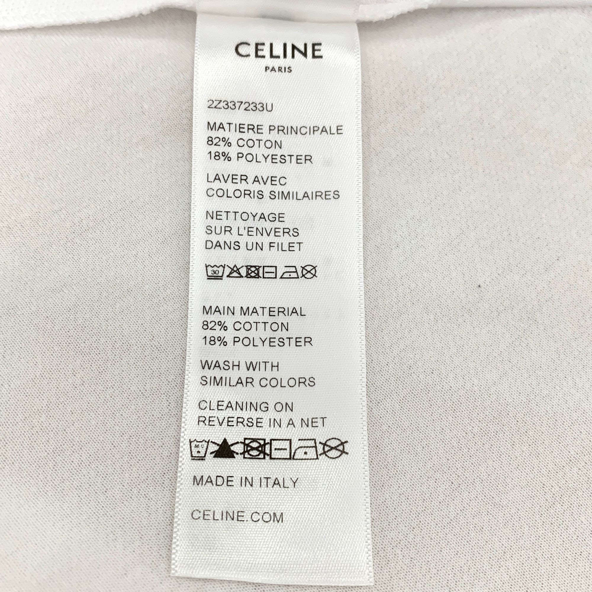 Celine Celine white logo embroidered cotton pleated skirt Size S / US 4 / IT 40 - 5 Thumbnail