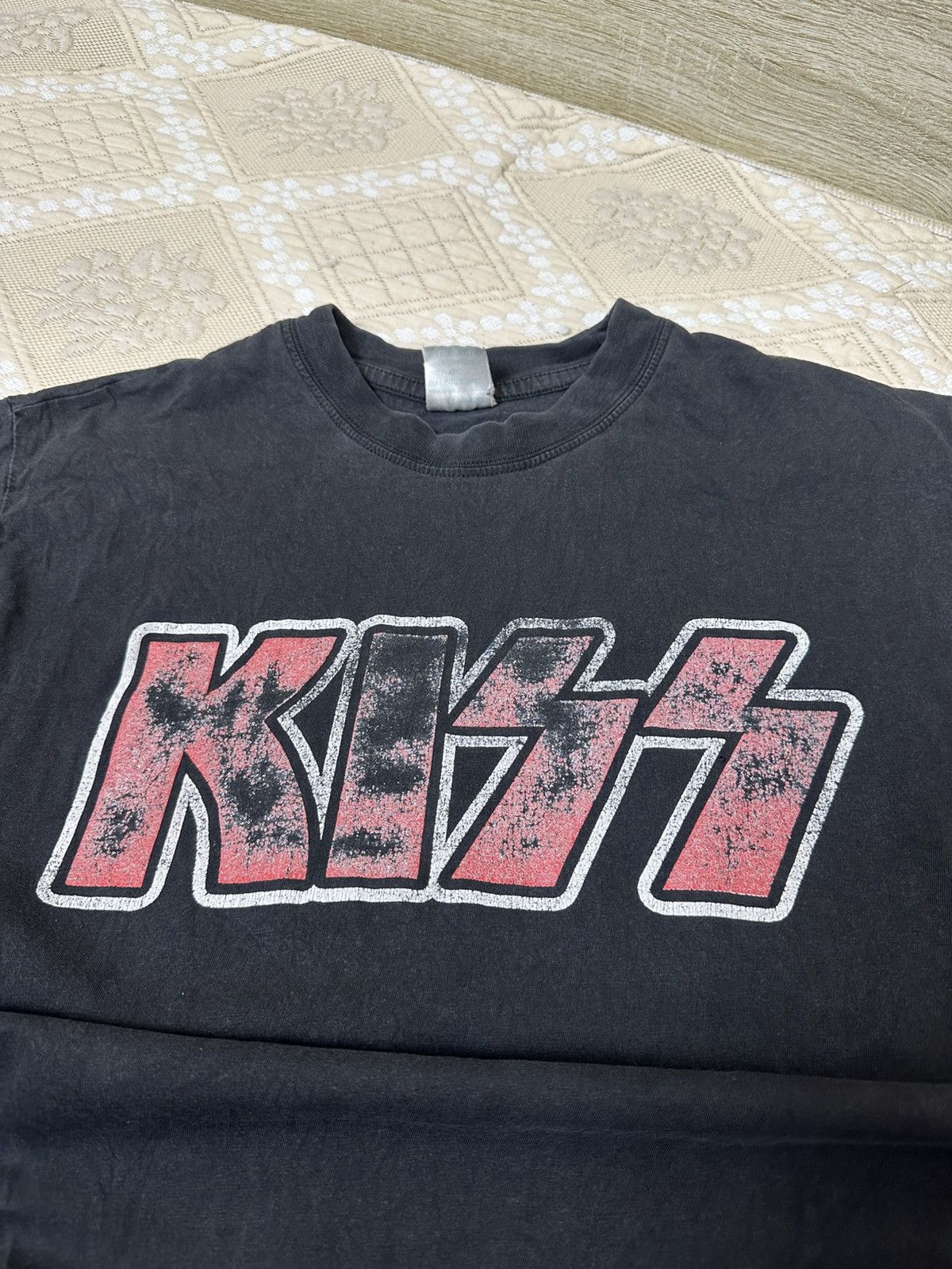 Band Tees 🔥 90s KISS Vintage Rock Band T Shirt Logo Tour USA Size US S / EU 44-46 / 1 - 2 Thumbnail