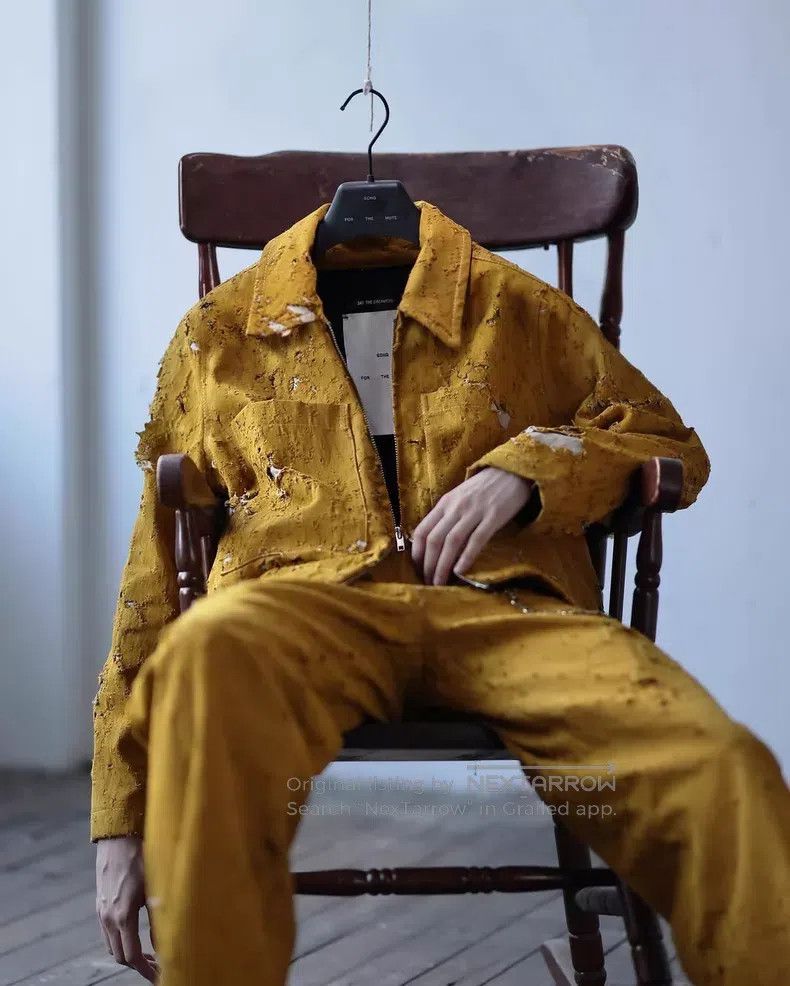 Song For The Mute Song For The Mute Yellow Bullet Hole Work Pants Size US 34 / EU 50 - 6 Thumbnail