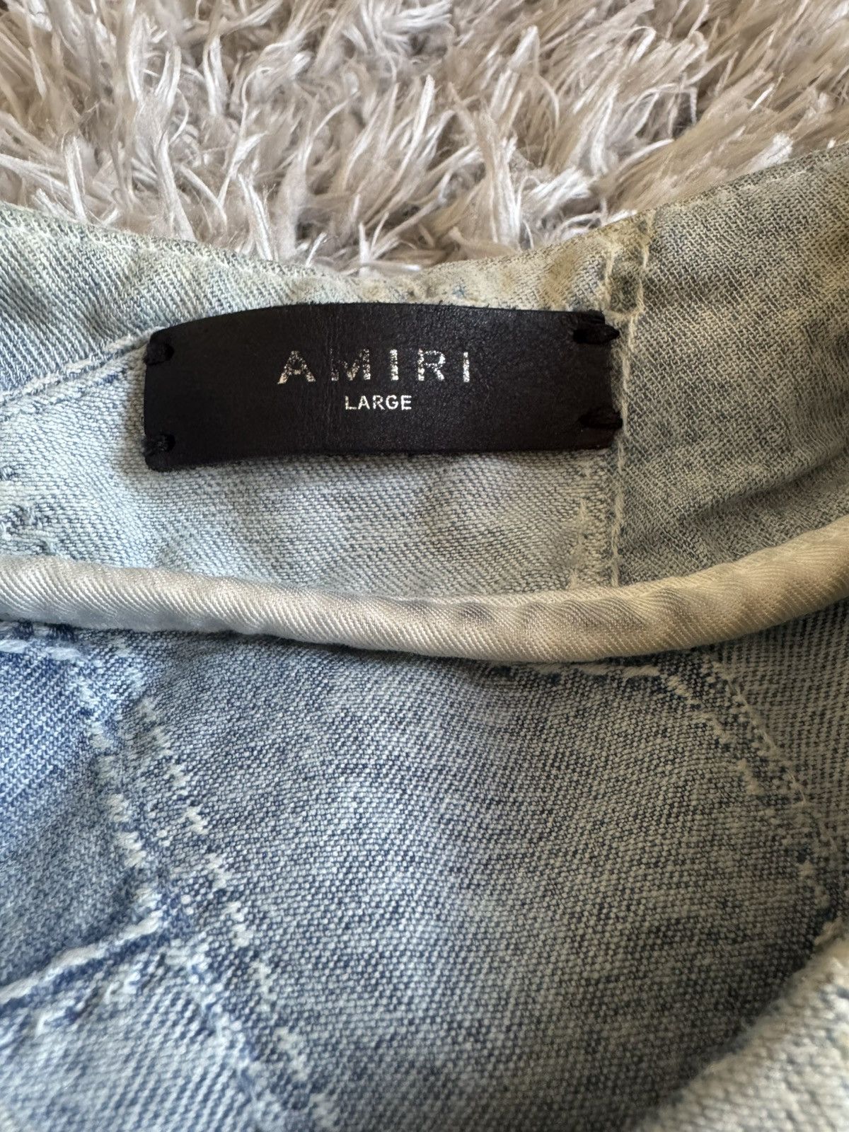 Amiri Amiri Denim Baseball Jersey Size US L / EU 52-54 / 3 - 8 Thumbnail
