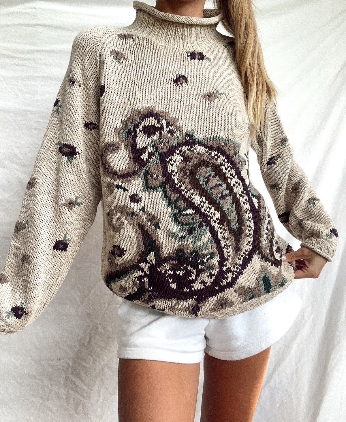 Vintage Violet Fog Vintage Sweater Size XS / US 0-2 / IT 36-38 - 1 Thumbnail