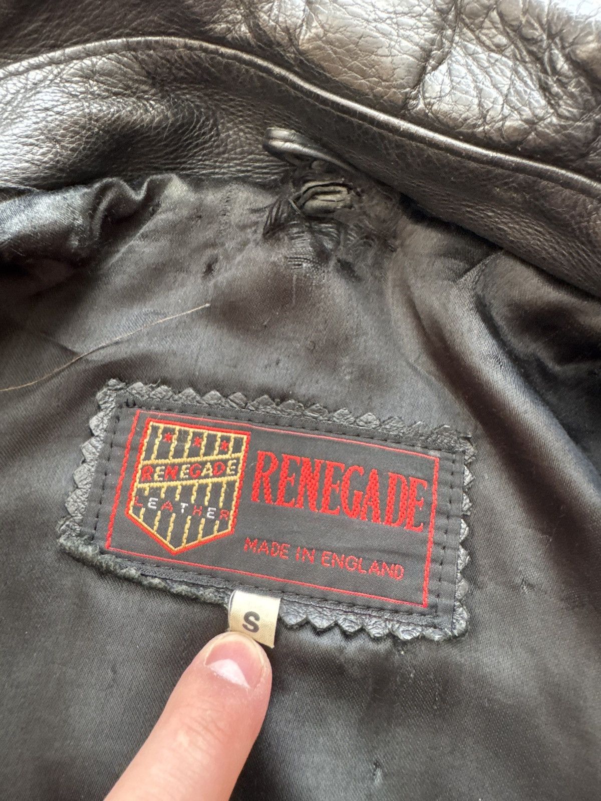 Genuine Leather Vintage Leather Jacket Ramones Biker Rare Punk Rock Rare Size US M / EU 48-50 / 2 - 10 Thumbnail