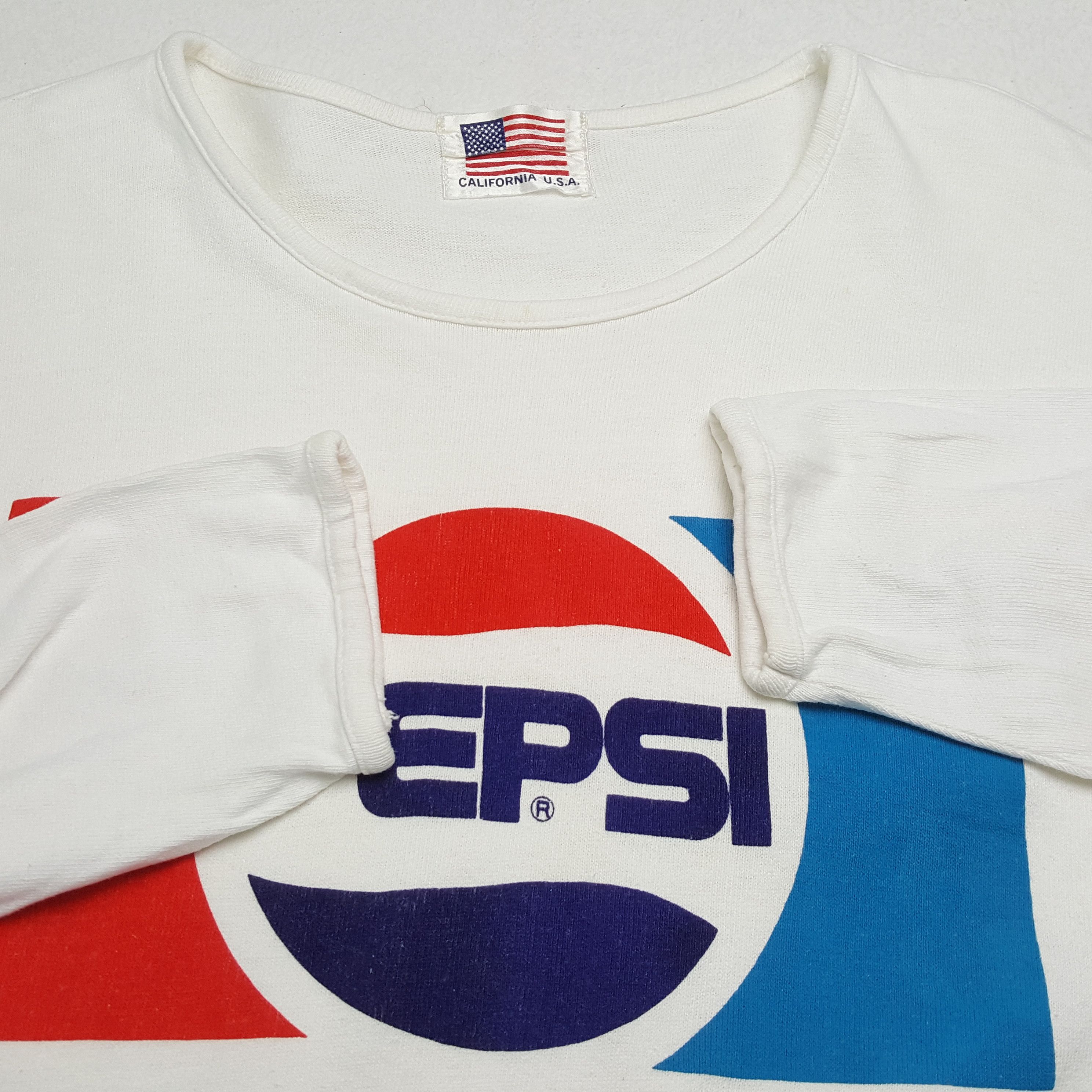 Pepsi × Vintage PEPSI Center Logo Design Promo Style Long Sleeve Tshirt Size US M / EU 48-50 / 2 - 7 Thumbnail