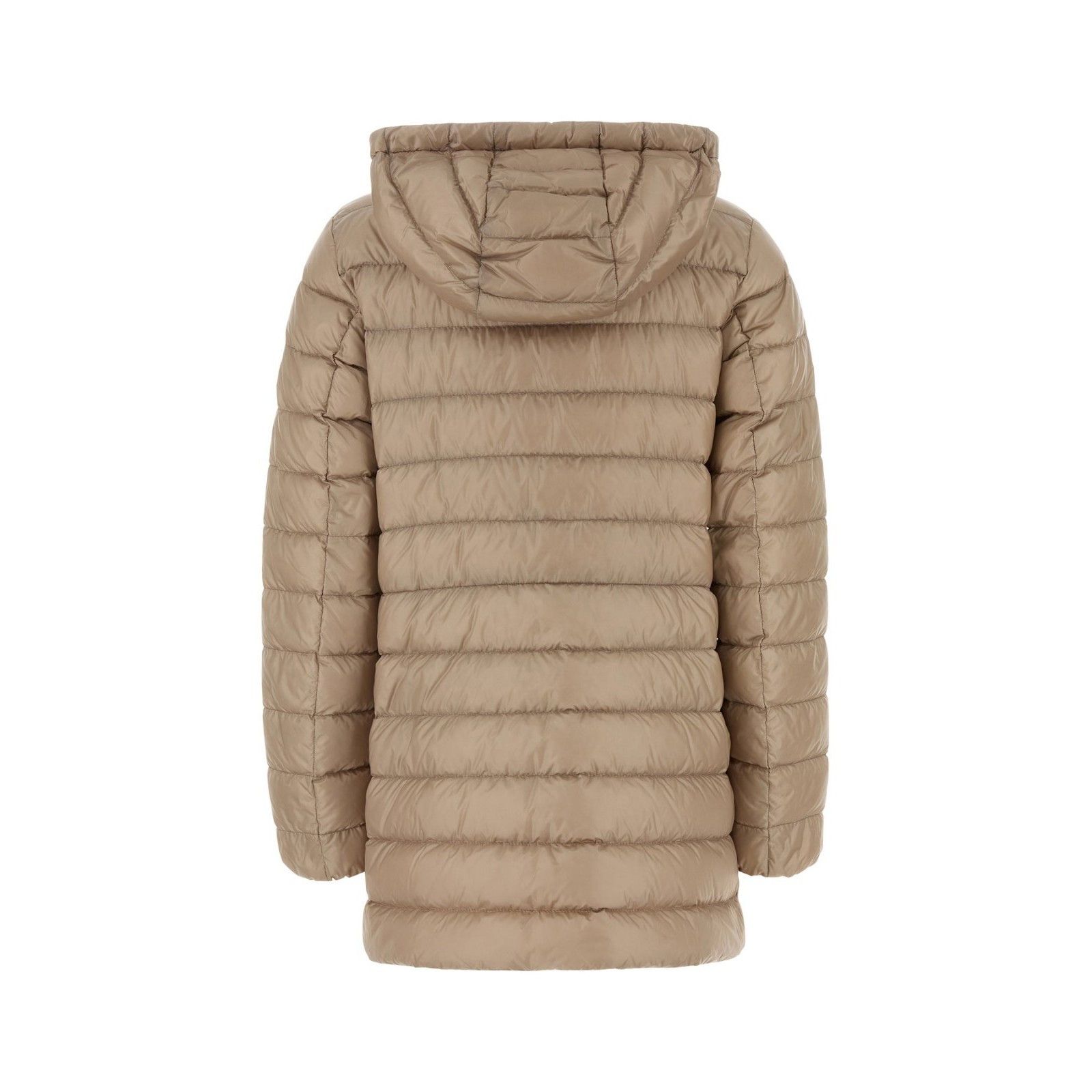 Moncler MONCLER Cappuccino Nylon Quilted Jacket New & Authentic (Wom Size ONE SIZE - 2 Thumbnail