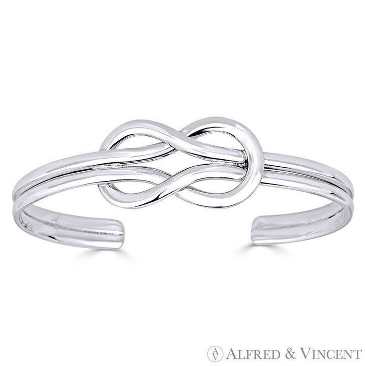 Other Love Knot Square Hercules Sailor Charm Open Cuff Bangle Size ONE SIZE - 1 Preview