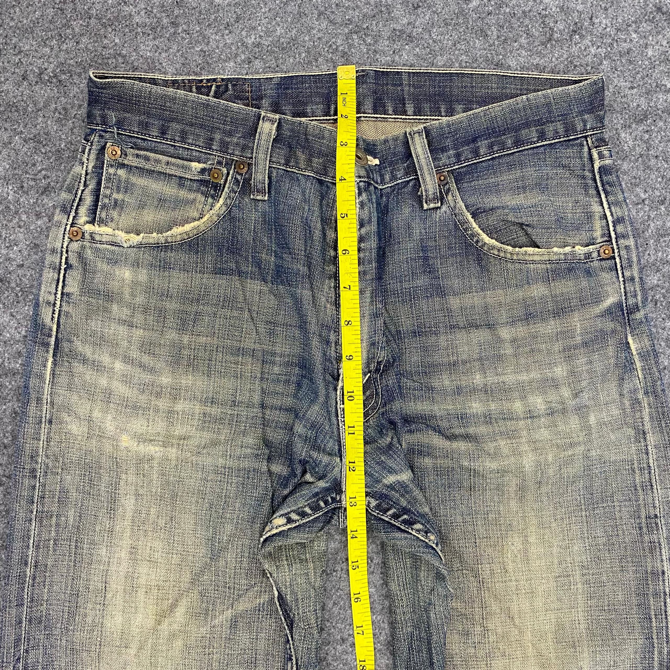 If Six Was Nine 💥Best Offer💥Vintage Levis Distressed denim Size US 31 - 5 Thumbnail