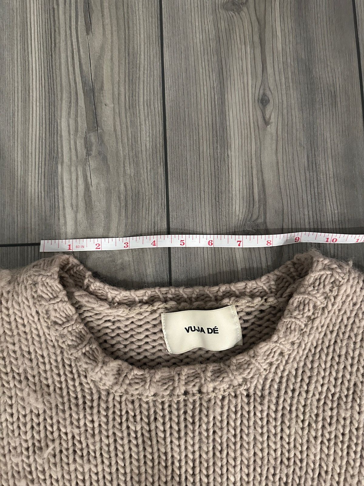Vuja De Vuja De Low-Guage Knit Sweater (Nude Ivory) Size US M / EU 48-50 / 2 - 5 Thumbnail