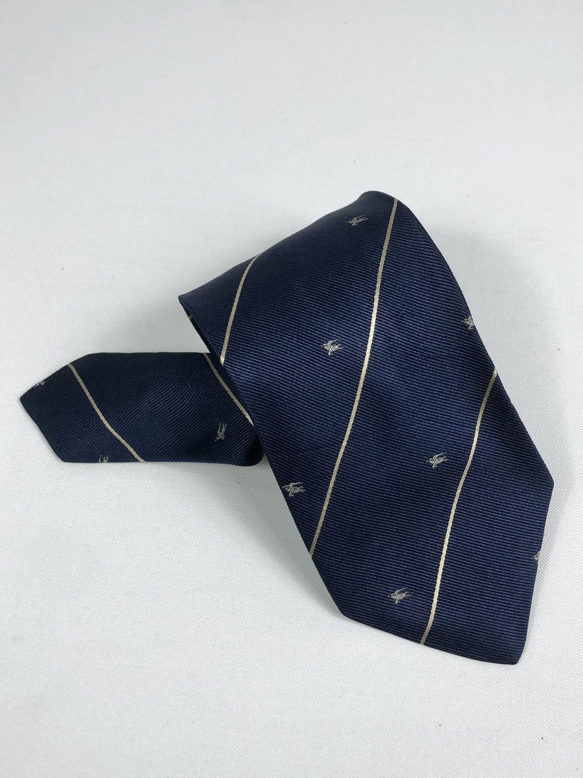 Burberry Rare Burberry London Silk Tie Made in Italy Size ONE SIZE - 10 Thumbnail