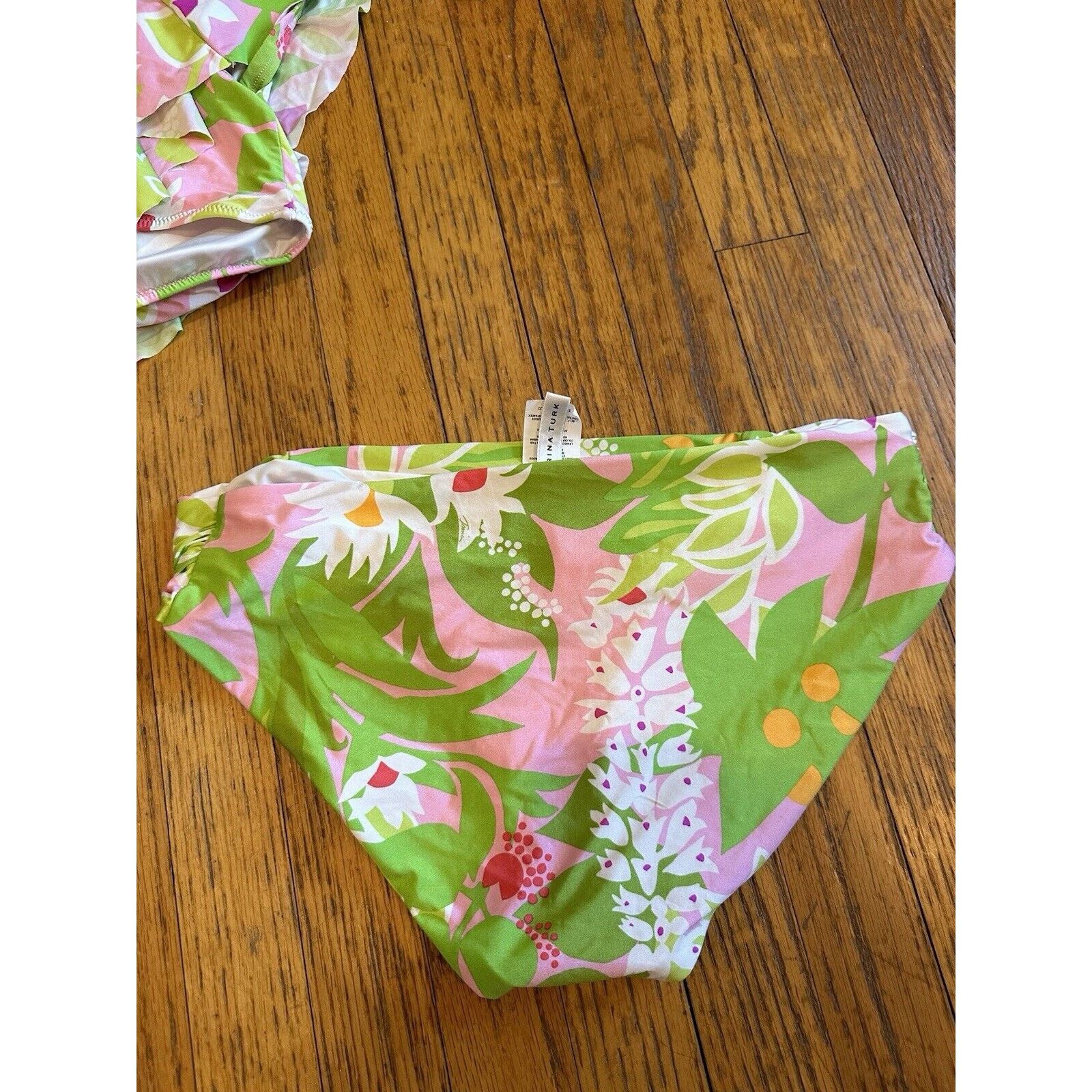 Trina Turk Trina Turk Bandeau Bikini Set Size 14 La Palma Size ONE SIZE - 13 Thumbnail