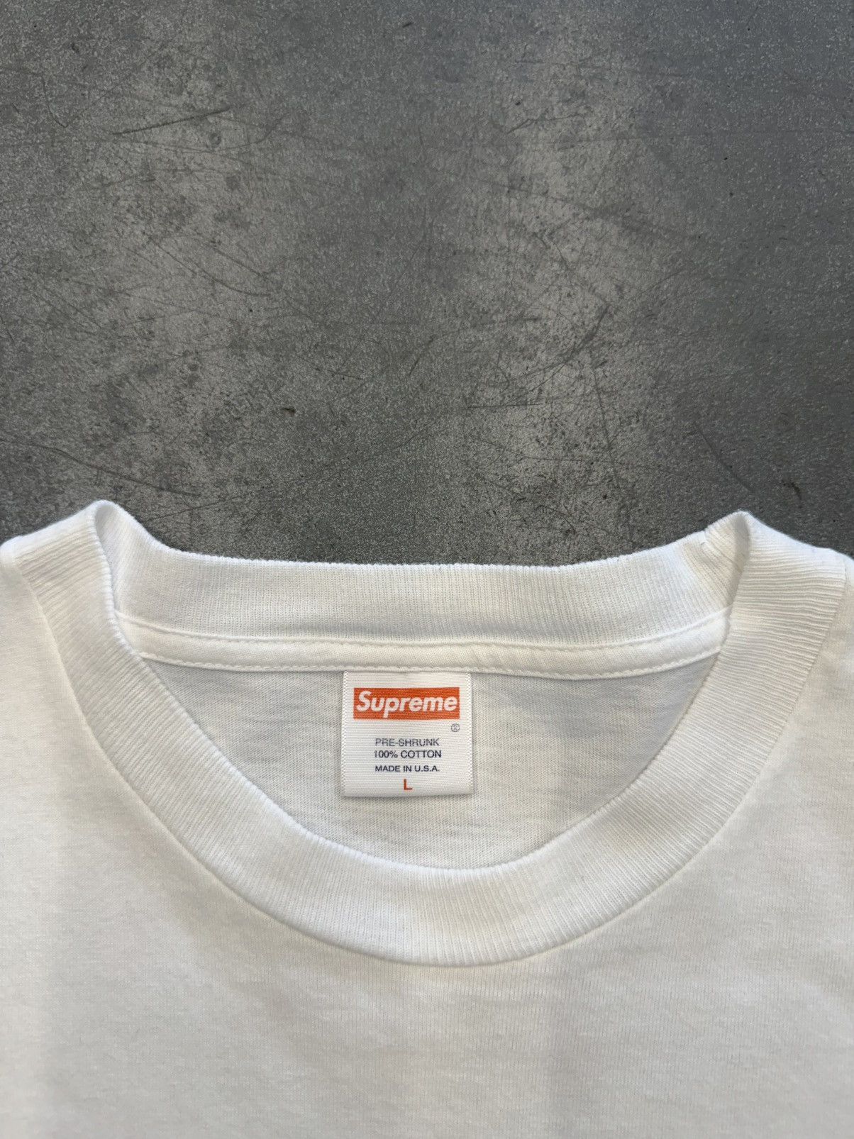 Kaws × Supreme 2008 Supreme Original Fake Kate Moss 10th Anniversary Tee Size US L / EU 52-54 / 3 - 7 Thumbnail
