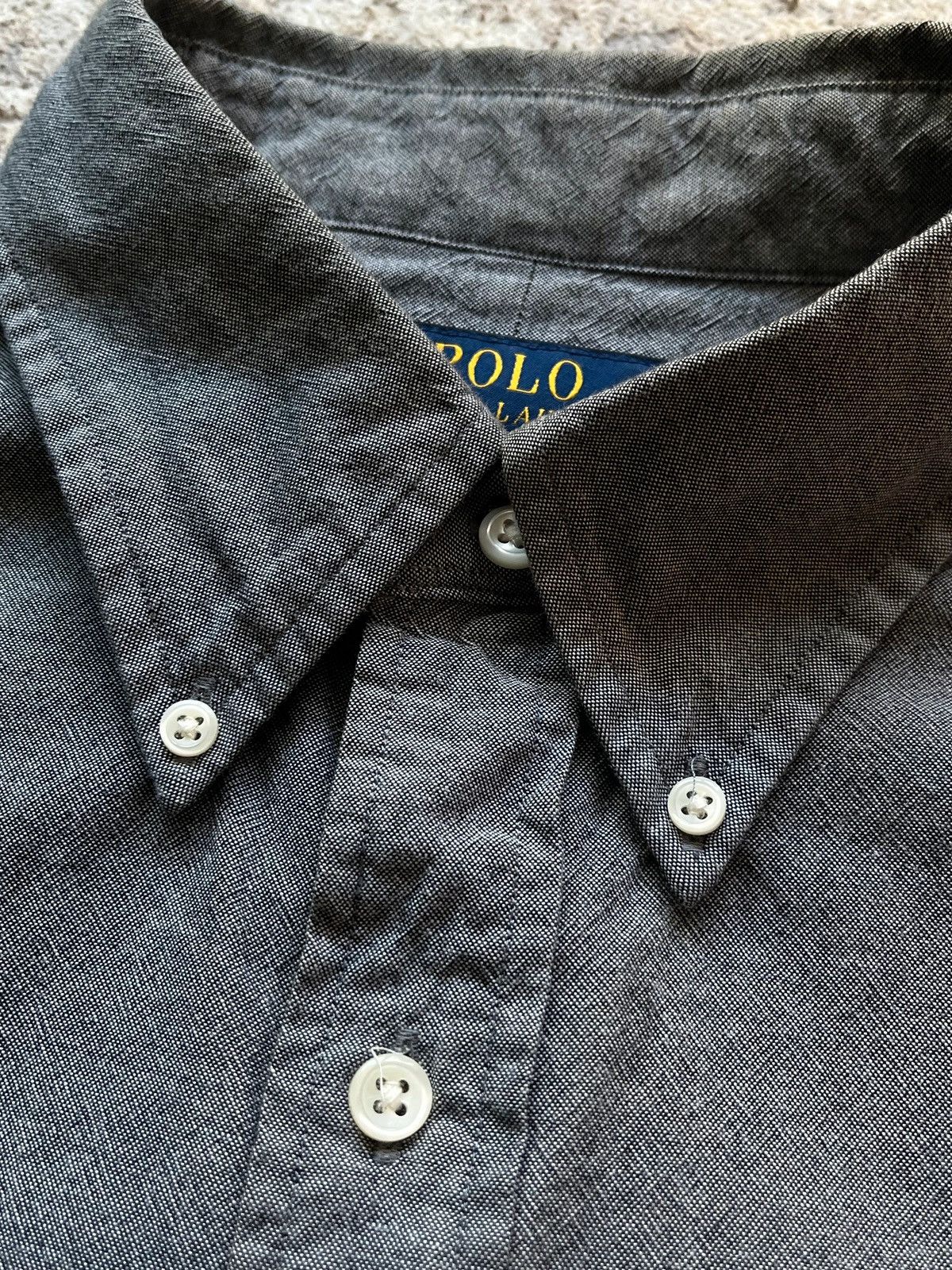 Polo Ralph Lauren Polo Ralph Lauren Slim Fit Shirt Sz 16 / L Stretch Oxford Size US L / EU 52-54 / 3 - 5 Thumbnail