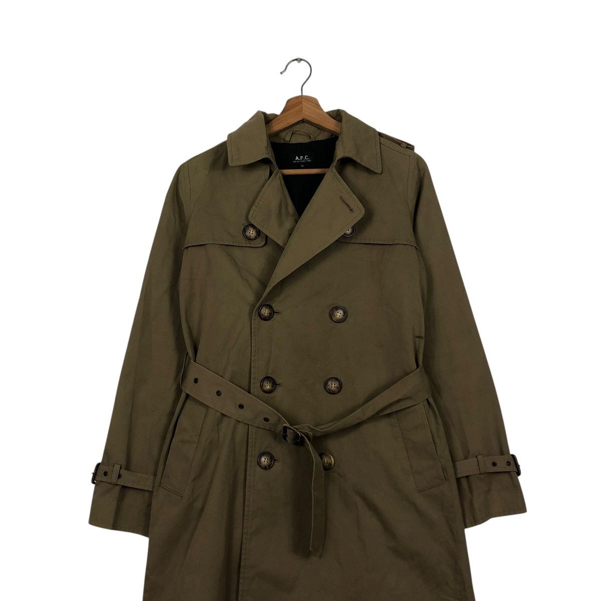 A.P.C. 🔥RUNWAY LONG JACKET APC DOUBLE BREAST Size US S / EU 44-46 / 1 - 4 Thumbnail