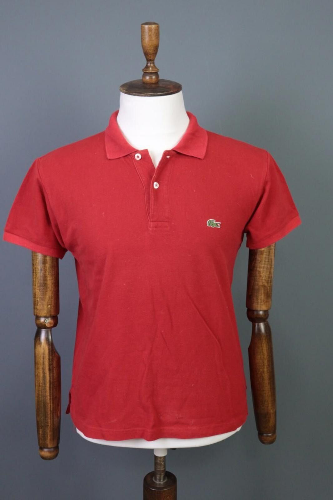 Lacoste Men Lacoste Red Short Sleeve Polo Shirt Size 5 / L Size US L / EU 52-54 / 3 - 1 Thumbnail