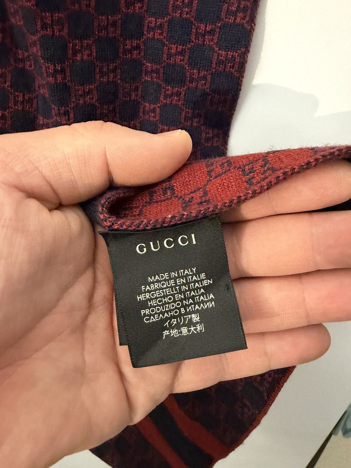 Gucci Gucci GG Monogram Scarf Double Side Size ONE SIZE - 6 Thumbnail