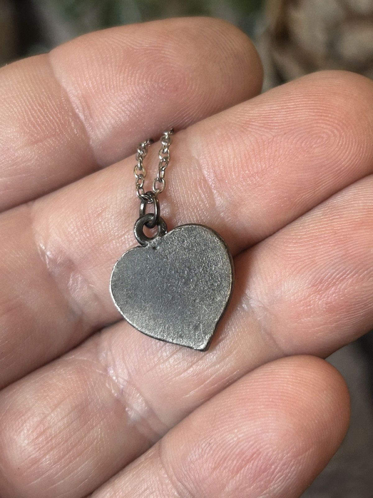 Handmade Handcrafted vintage “Be Mine” heart pendant necklace Size ONE SIZE - 6 Thumbnail