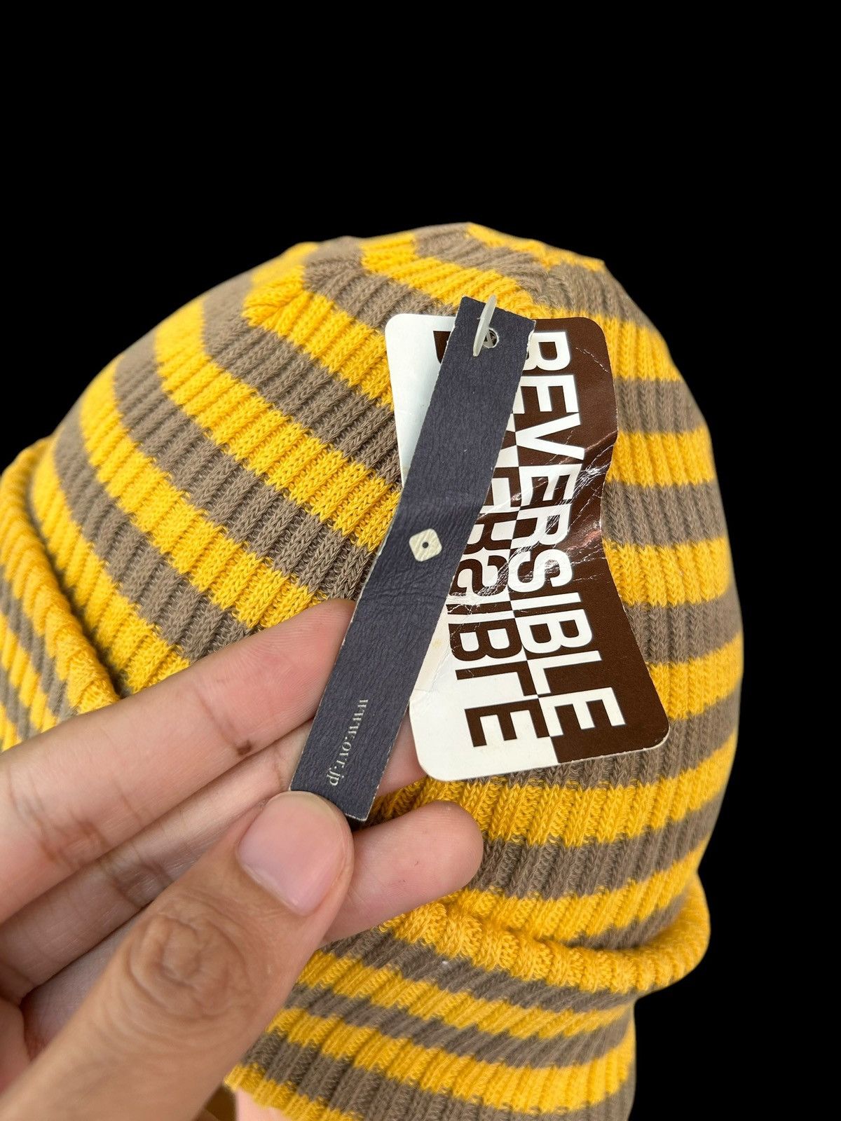 Japanese Brand × Kapital × Vintage Stripe sense of Japan reversible Beanie Hats Size ONE SIZE - 10 Thumbnail
