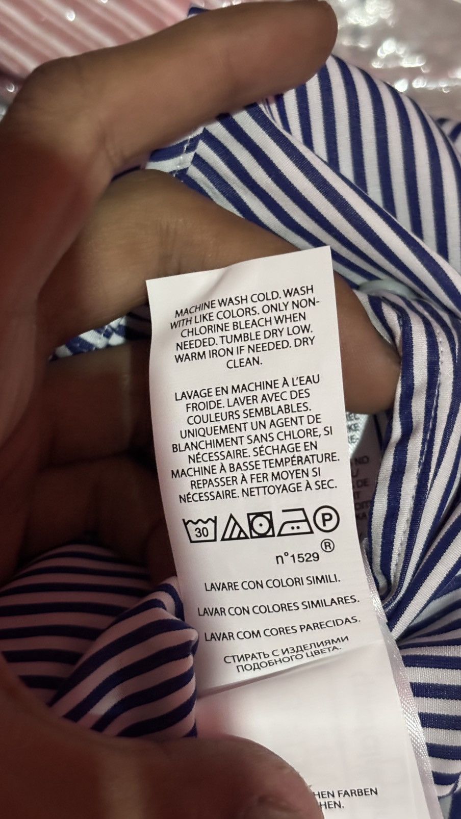 Polo Ralph Lauren Stripe Shirt Ralph Lauren Navy Brand New With Tag Size S / US 4 / IT 40 - 3 Thumbnail