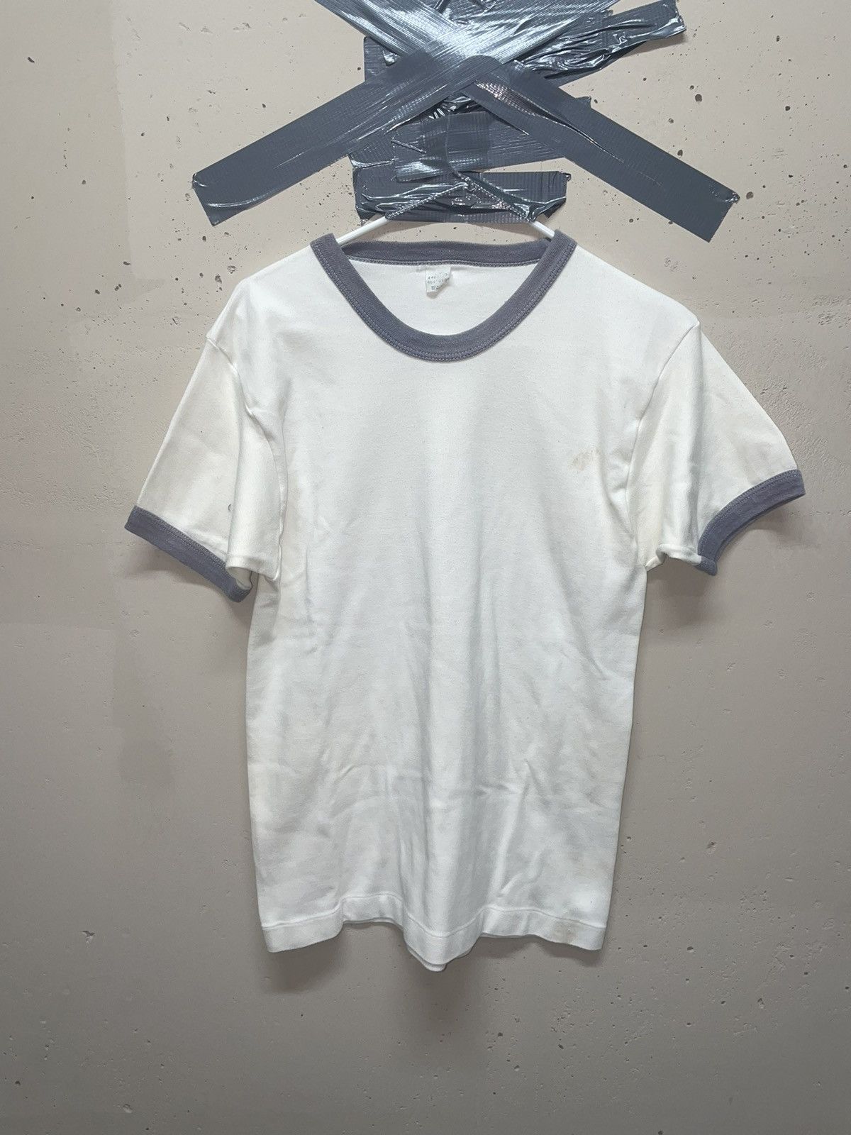 Vintage 70s ringer tee Size US L / EU 52-54 / 3 - 1 Thumbnail