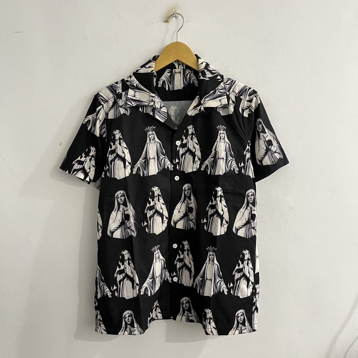 Japanese Brand Blank - Mary Pattern Campcollar Button Up Size US M / EU 48-50 / 2 - 1 Thumbnail