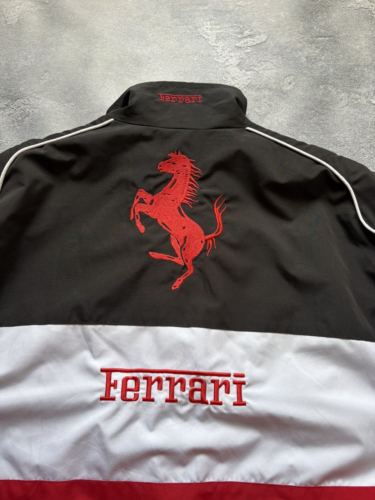 Formula 1 Crazy Vintage Puma Ferrari F-1 Y2K Big Logo Racing Jacket Size US XXL / EU 58 / 5 - 2 Thumbnail